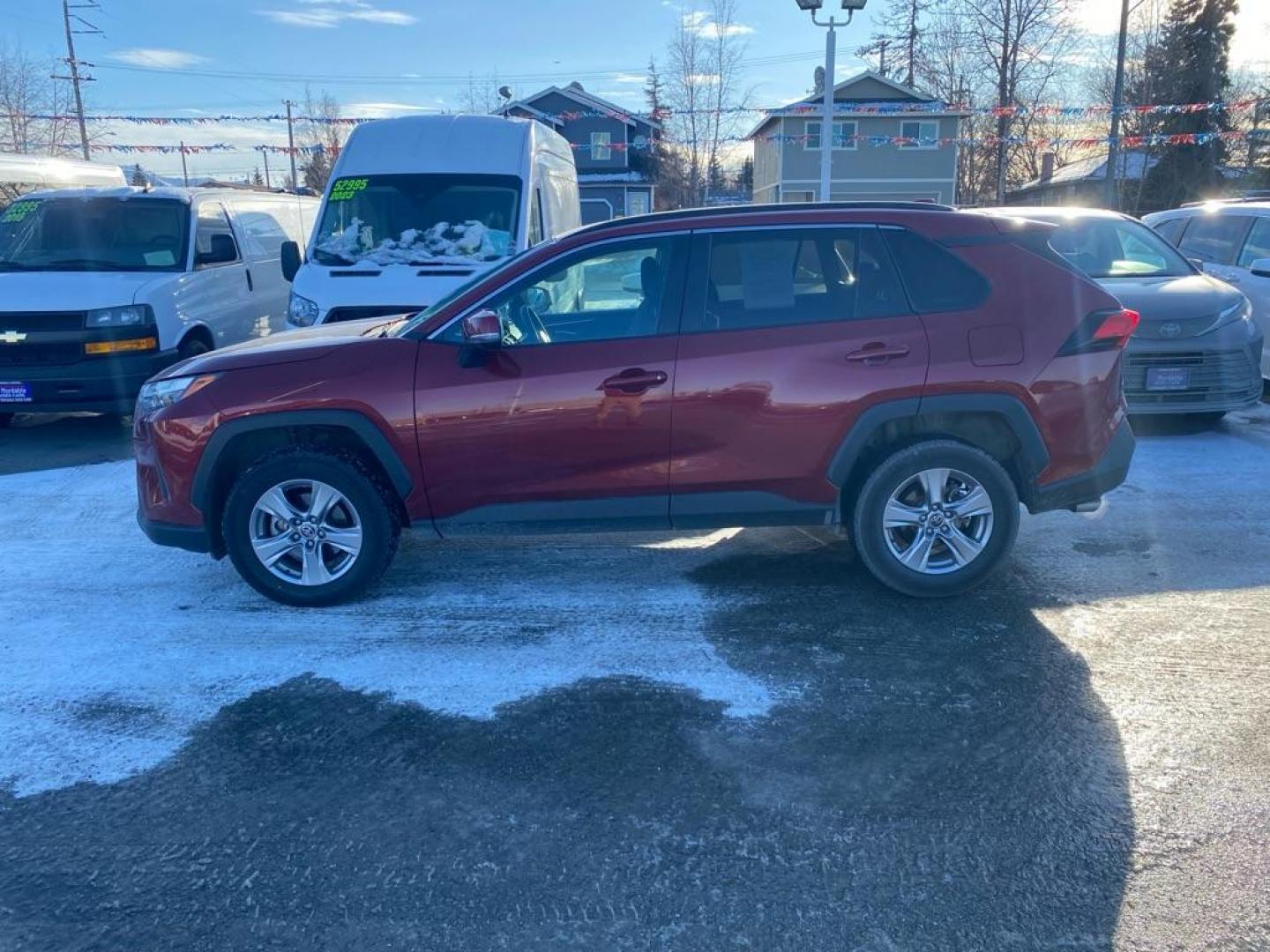 2023 RED TOYOTA RAV4 XLE XLE (2T3W1RFV5PW) with an 2.5L engine, Automatic transmission, located at 929 East 8th Ave, Anchorage, AK, 99501, (907) 274-2277, 61.214783, -149.866074 - Photo#1