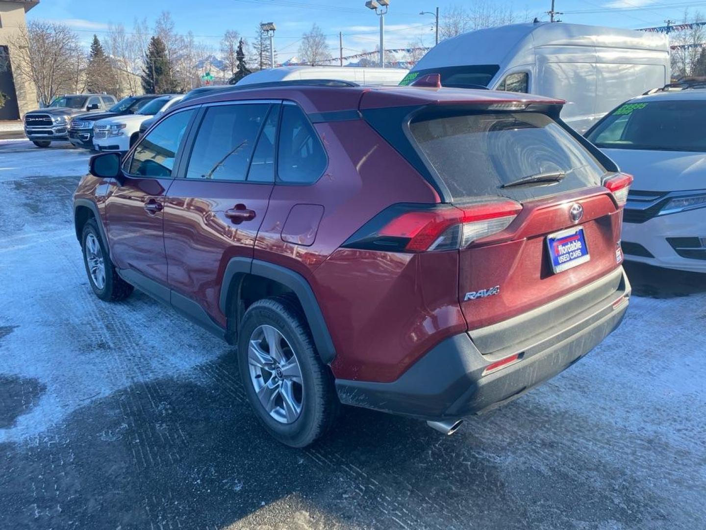 2023 RED TOYOTA RAV4 XLE XLE (2T3W1RFV5PW) with an 2.5L engine, Automatic transmission, located at 929 East 8th Ave, Anchorage, AK, 99501, (907) 274-2277, 61.214783, -149.866074 - Photo#2