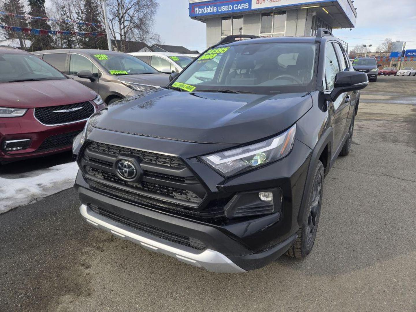 2023 BLACK TOYOTA RAV4 ADV ADVENTURE (2T3J1RFV3PW) with an 2.5L engine, Automatic transmission, located at 929 East 8th Ave, Anchorage, AK, 99501, (907) 274-2277, 61.214783, -149.866074 - Photo#0
