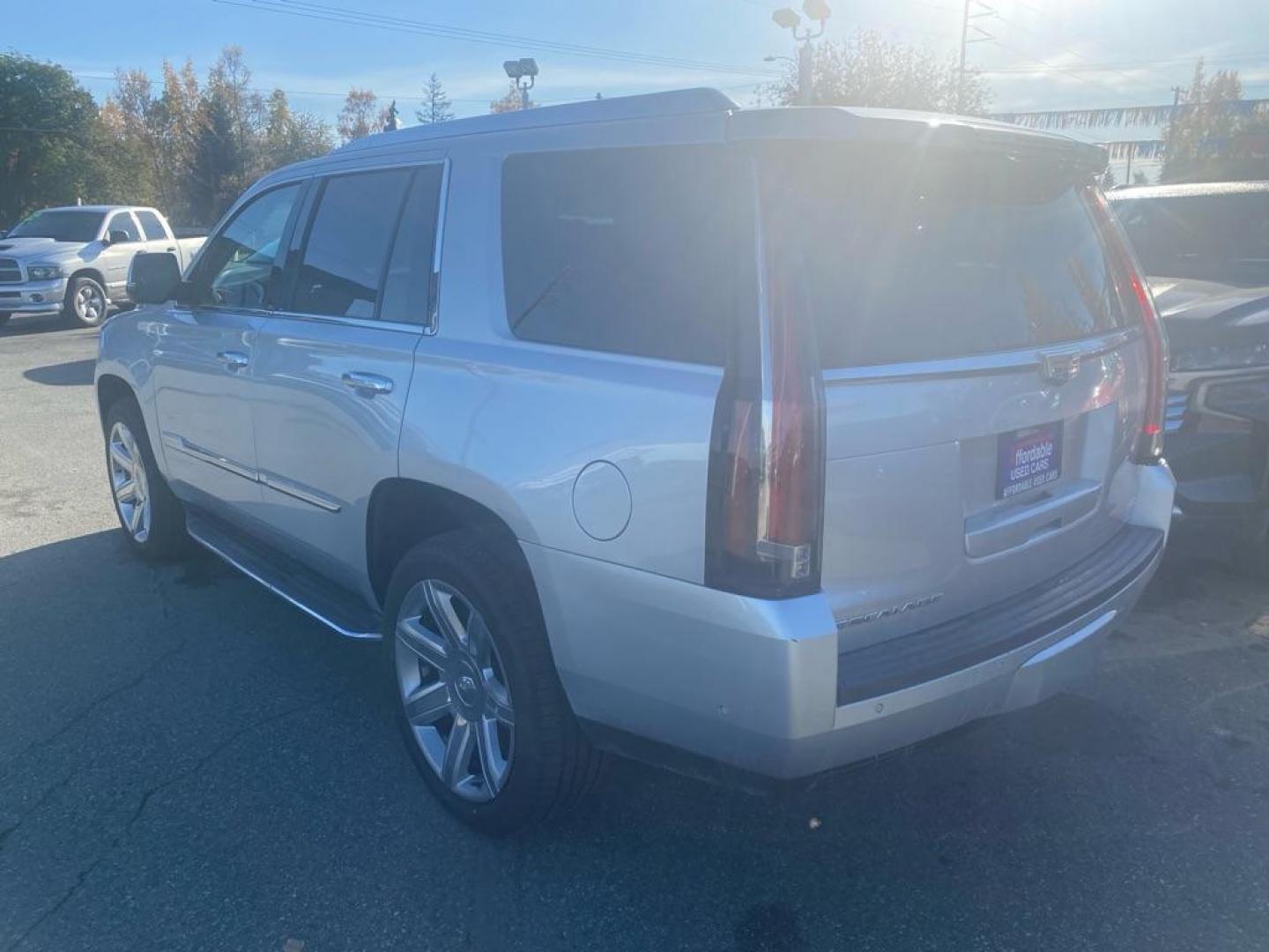 2017 SILVER CADILLAC ESCALADE PREMIUM LUXURY (1GYS4CKJ4HR) with an 6.2L engine, Automatic transmission, located at 929 East 8th Ave, Anchorage, AK, 99501, (907) 274-2277, 61.214783, -149.866074 - Photo#2