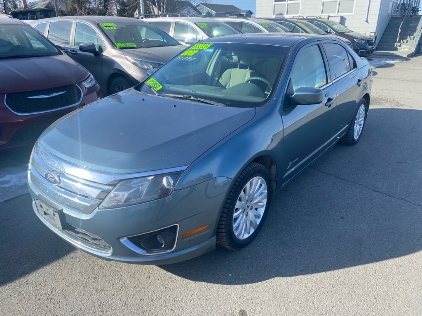 2012 BLUE FORD FUSION HYBRID (3FADP0L39CR) with an 2.5L engine, Continuously Variable transmission, located at 929 East 8th Ave, Anchorage, AK, 99501, (907) 274-2277, 61.214783, -149.866074- Photo#0