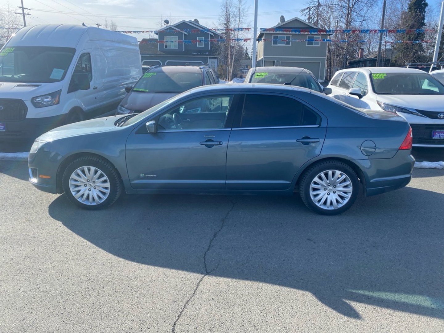 2012 BLUE FORD FUSION HYBRID (3FADP0L39CR) with an 2.5L engine, Continuously Variable transmission, located at 929 East 8th Ave, Anchorage, AK, 99501, (907) 274-2277, 61.214783, -149.866074- Photo#1