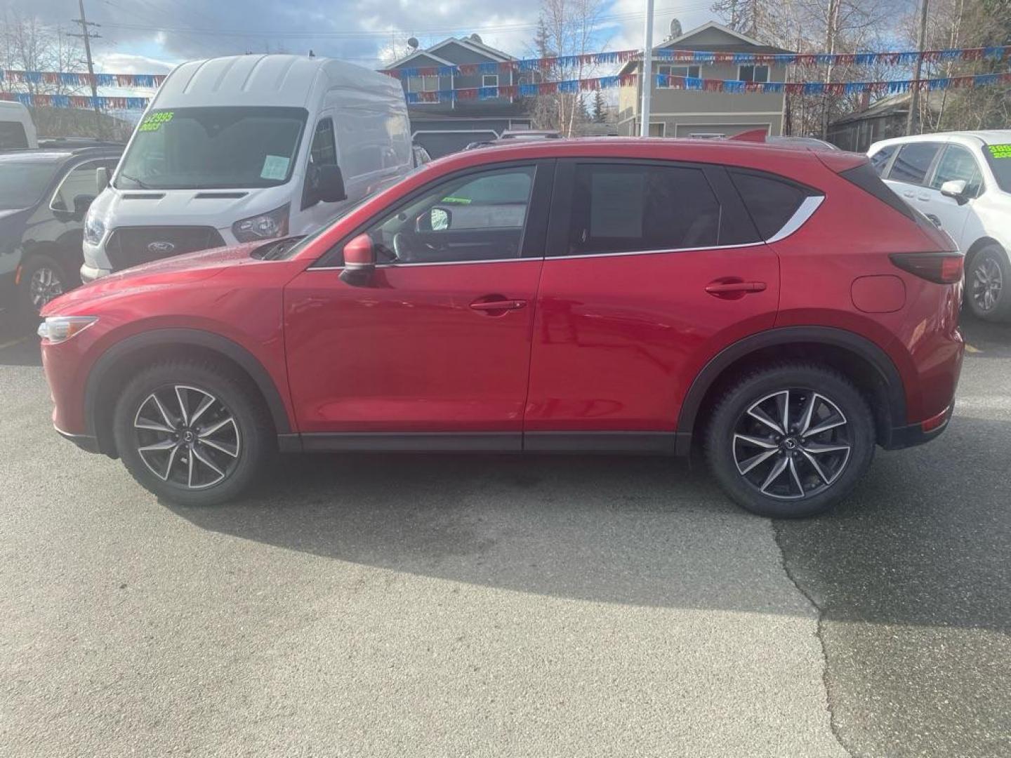 2018 RED MAZDA CX-5 TOURING (JM3KFBCM7J0) with an 2.5L engine, Automatic transmission, located at 929 East 8th Ave, Anchorage, AK, 99501, (907) 274-2277, 61.214783, -149.866074 - Photo#1
