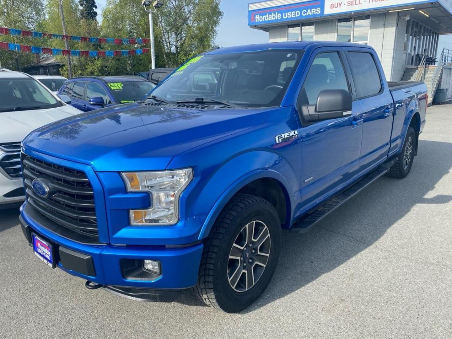 2015 BLUE FORD F150 SUPERCREW XLT (1FTFW1EG8FF) with an 3.5L engine, Automatic transmission, located at 929 East 8th Ave, Anchorage, AK, 99501, (907) 274-2277, 61.214783, -149.866074 - Photo#0