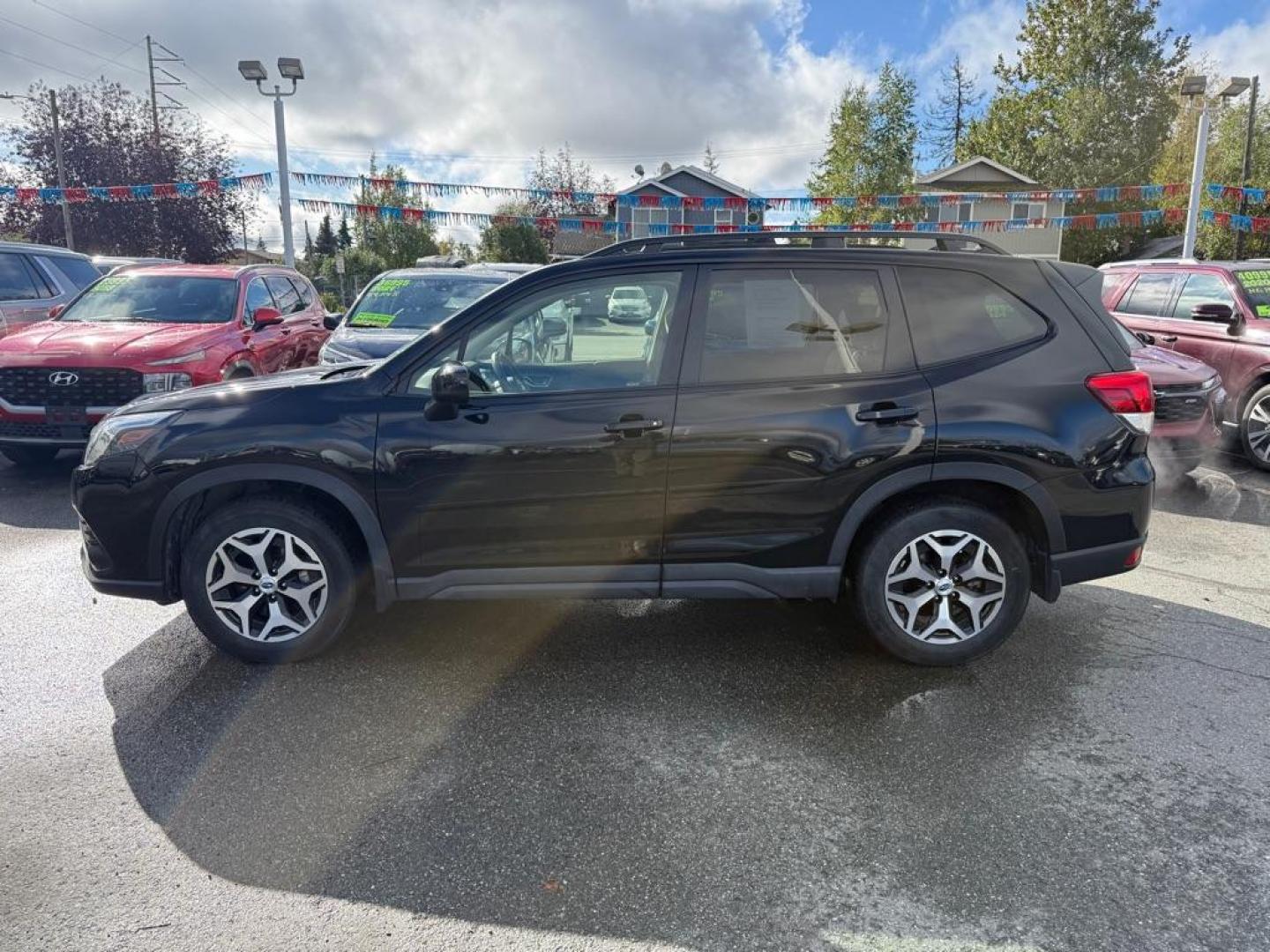 2024 BLACK SUBARU FORESTER PREMIUM (JF2SKADC6RH) with an 2.5L engine, Continuously Variable transmission, located at 929 East 8th Ave, Anchorage, AK, 99501, (907) 274-2277, 61.214783, -149.866074 - Photo#1