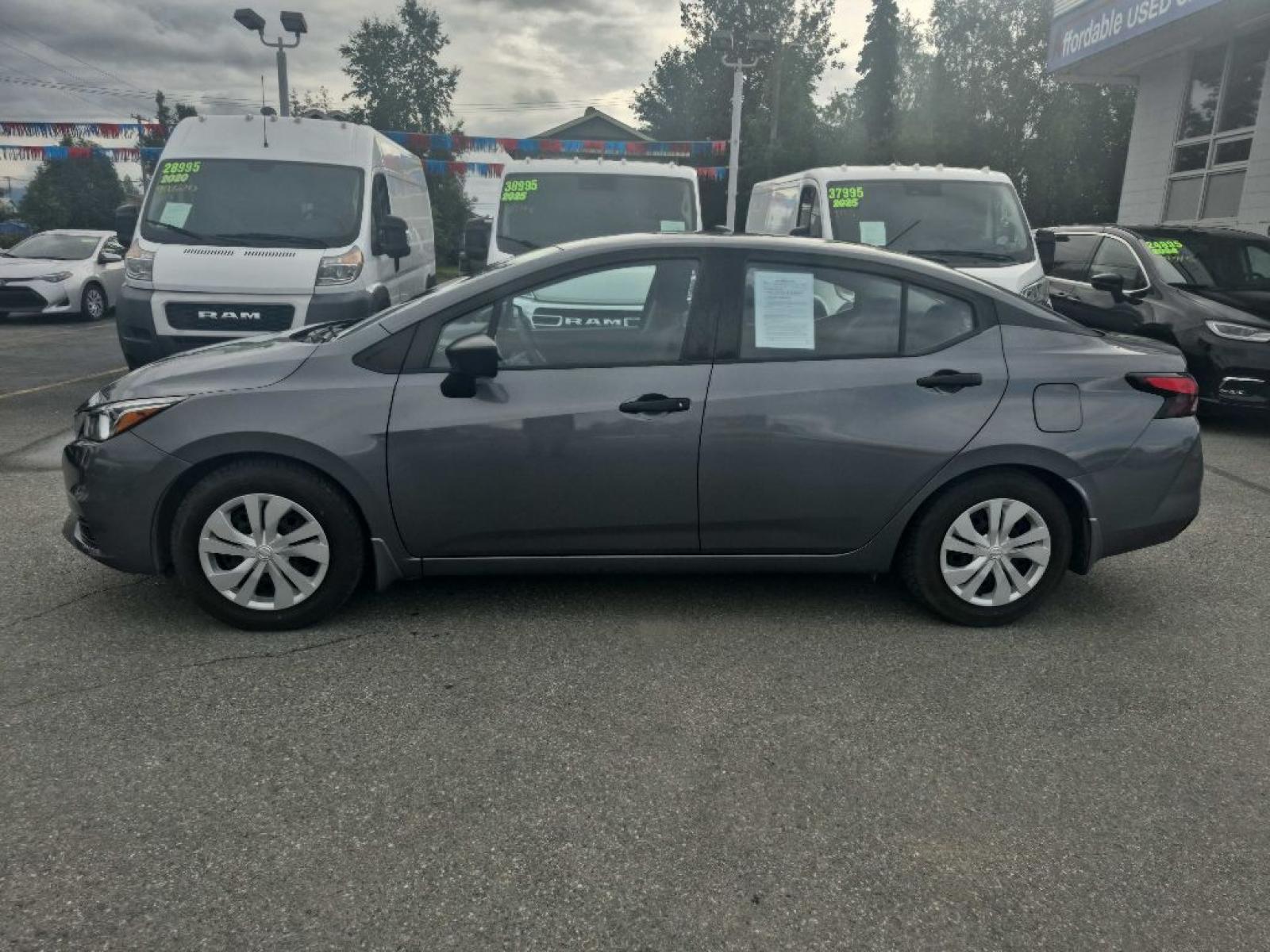 2020 GRAY NISSAN VERSA S (3N1CN8DV6LL) with an 1.6L engine, Continuously Variable transmission, located at 929 East 8th Ave, Anchorage, AK, 99501, (907) 274-2277, 61.214783, -149.866074 - Photo#1