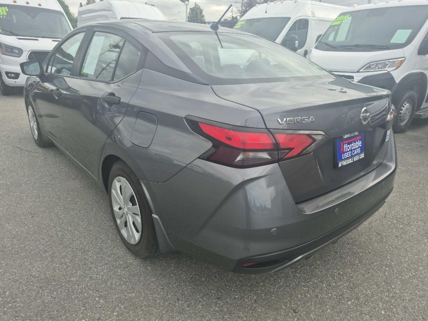 2020 GRAY NISSAN VERSA S (3N1CN8DV6LL) with an 1.6L engine, Continuously Variable transmission, located at 929 East 8th Ave, Anchorage, AK, 99501, (907) 274-2277, 61.214783, -149.866074- Photo#2