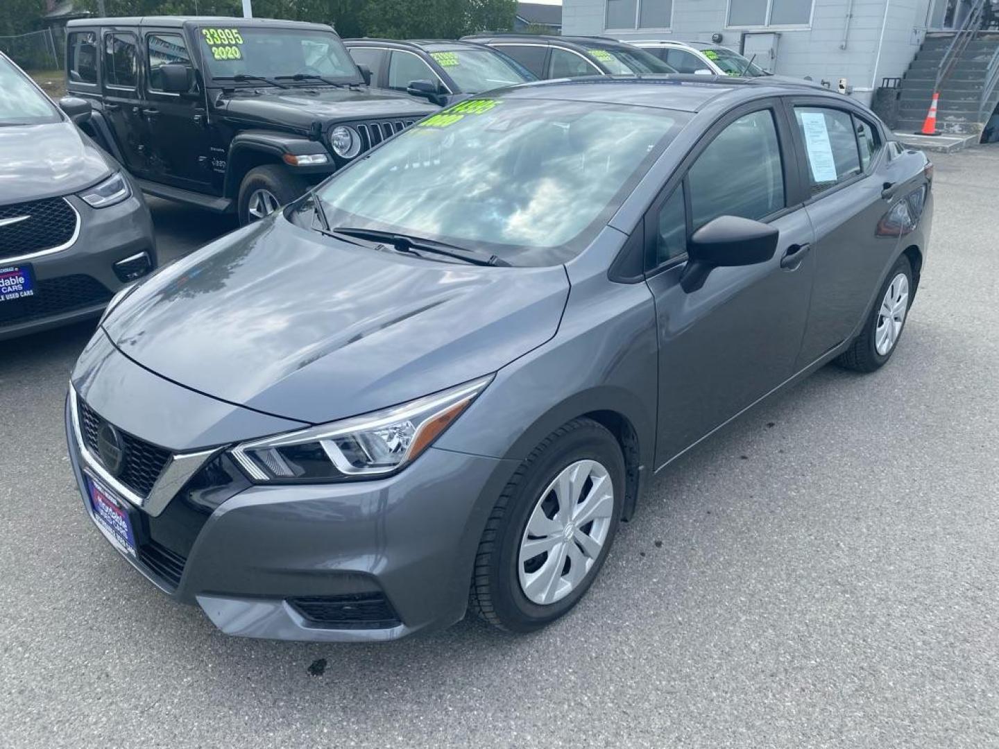2020 GRAY NISSAN VERSA S (3N1CN8DV6LL) with an 1.6L engine, Continuously Variable transmission, located at 929 East 8th Ave, Anchorage, AK, 99501, (907) 274-2277, 61.214783, -149.866074 - Photo#0