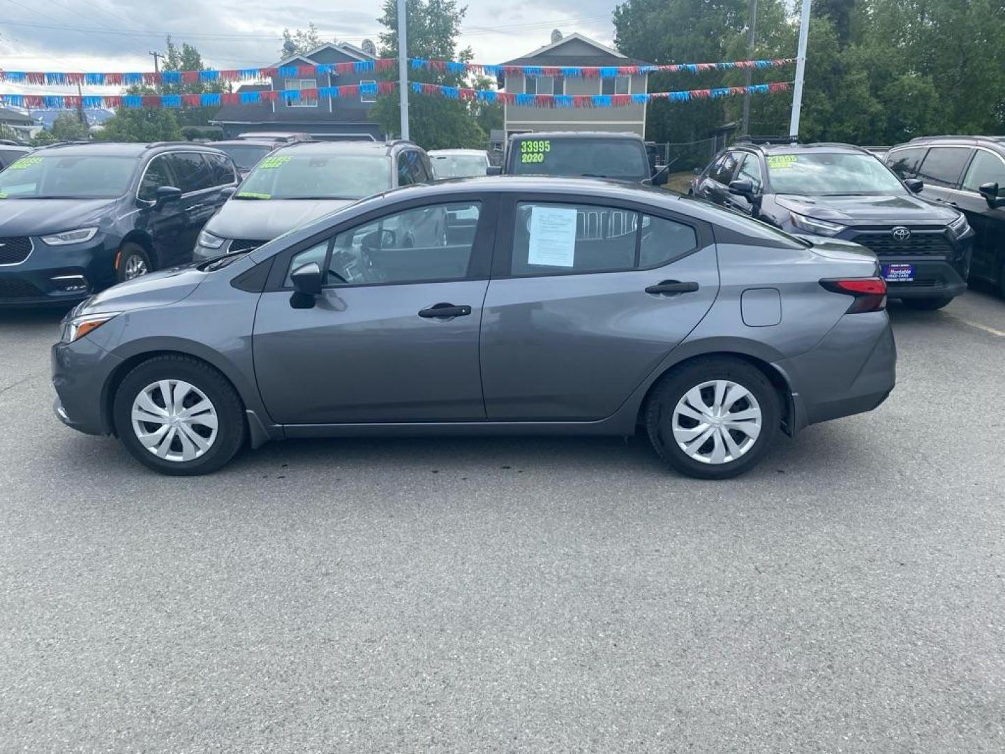 2020 GRAY NISSAN VERSA S (3N1CN8DV6LL) with an 1.6L engine, Continuously Variable transmission, located at 929 East 8th Ave, Anchorage, AK, 99501, (907) 274-2277, 61.214783, -149.866074 - Photo#1