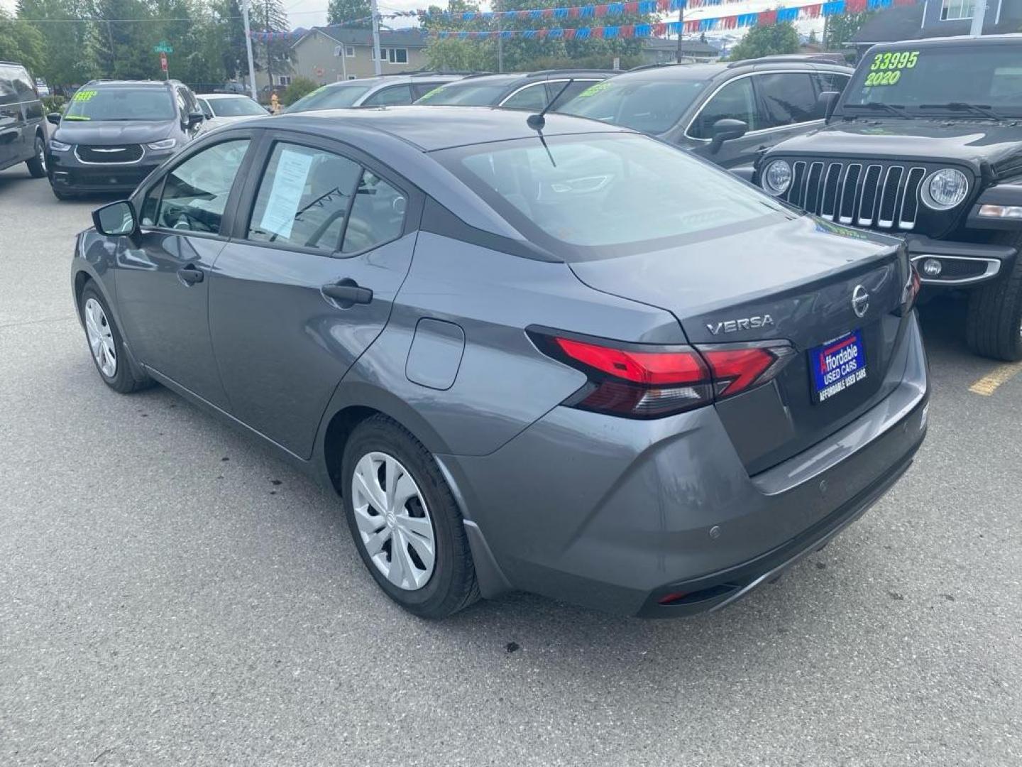 2020 GRAY NISSAN VERSA S (3N1CN8DV6LL) with an 1.6L engine, Continuously Variable transmission, located at 929 East 8th Ave, Anchorage, AK, 99501, (907) 274-2277, 61.214783, -149.866074 - Photo#2