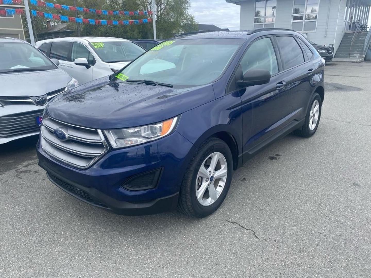2016 BLUE FORD EDGE SE (2FMPK4G93GB) with an 2.0L engine, Automatic transmission, located at 929 East 8th Ave, Anchorage, AK, 99501, (907) 274-2277, 61.214783, -149.866074 - Photo#0