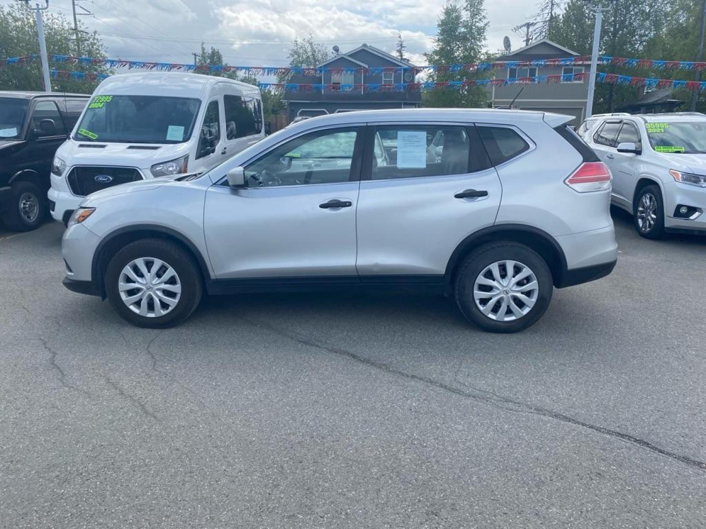 2016 SILVER NISSAN ROGUE S (KNMAT2MVXGP) with an 2.5L engine, Continuously Variable transmission, located at 929 East 8th Ave, Anchorage, AK, 99501, (907) 274-2277, 61.214783, -149.866074 - Photo#1
