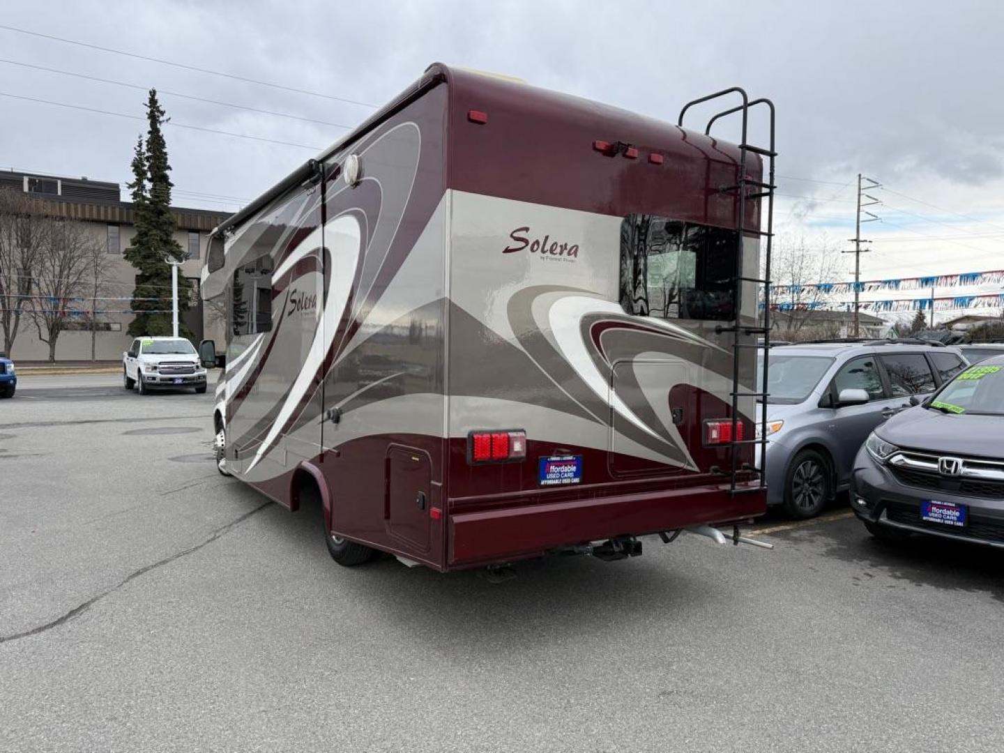 2015 MAROON FOREST RIVER SOLERA MOTORHOME (WDAPF4CC8E9) with an 3.0L engine, Automatic transmission, located at 929 East 8th Ave, Anchorage, AK, 99501, (907) 274-2277, 61.214783, -149.866074 - Photo#2