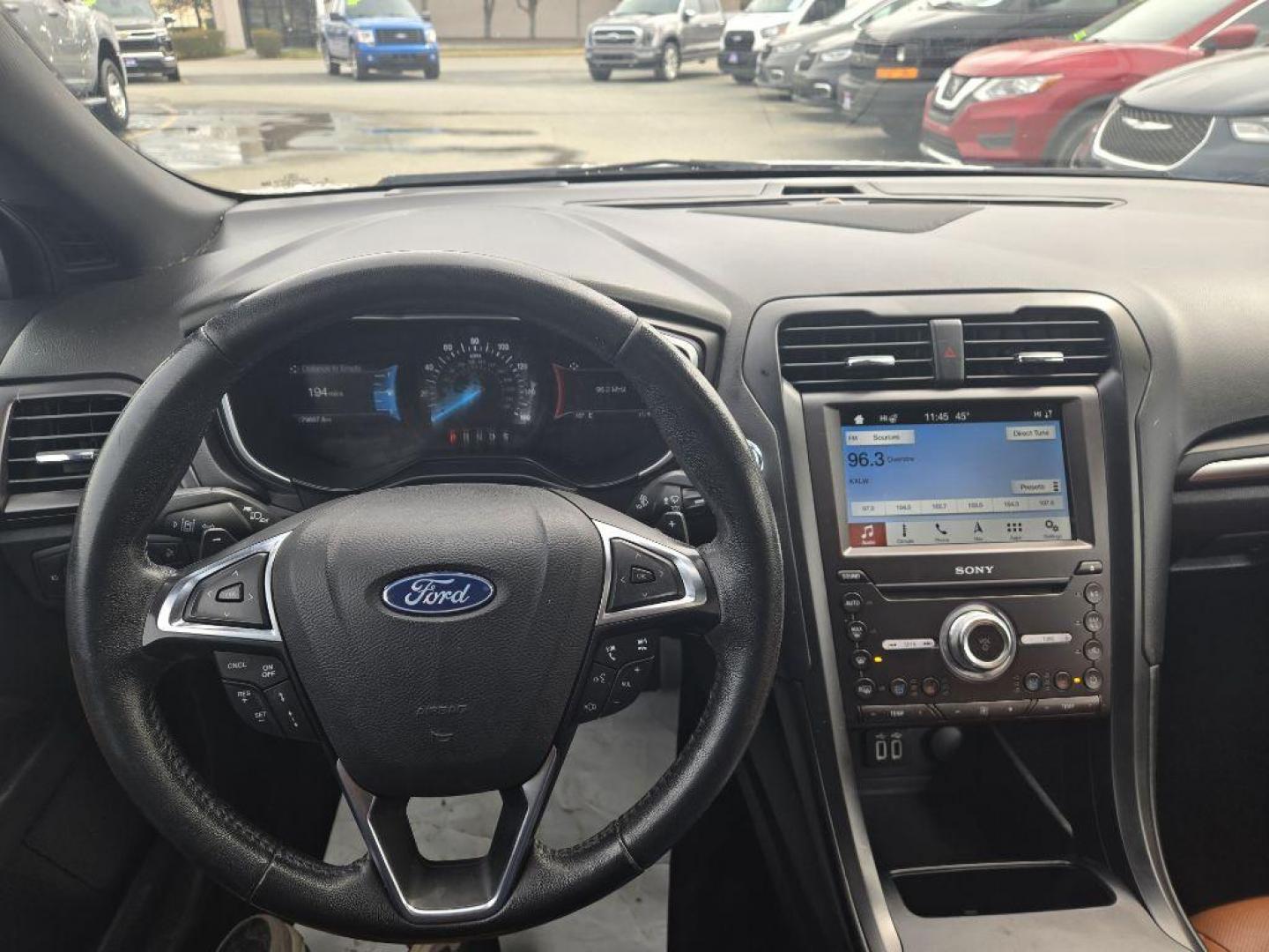 2019 WHITE FORD FUSION TITANIUM (3FA6P0D9XKR) with an 2.0L engine, Automatic transmission, located at 929 East 8th Ave, Anchorage, AK, 99501, (907) 274-2277, 61.214783, -149.866074 - Photo#4