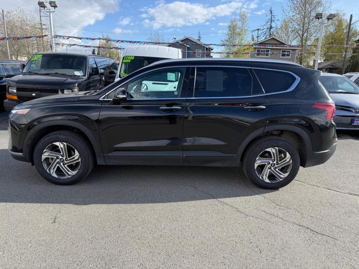 2023 BLACK HYUNDAI SANTA FE SEL SEL (5NMS2DAJ0PH) with an 2.5L engine, Automatic transmission, located at 929 East 8th Ave, Anchorage, AK, 99501, (907) 274-2277, 61.214783, -149.866074 - Photo#1