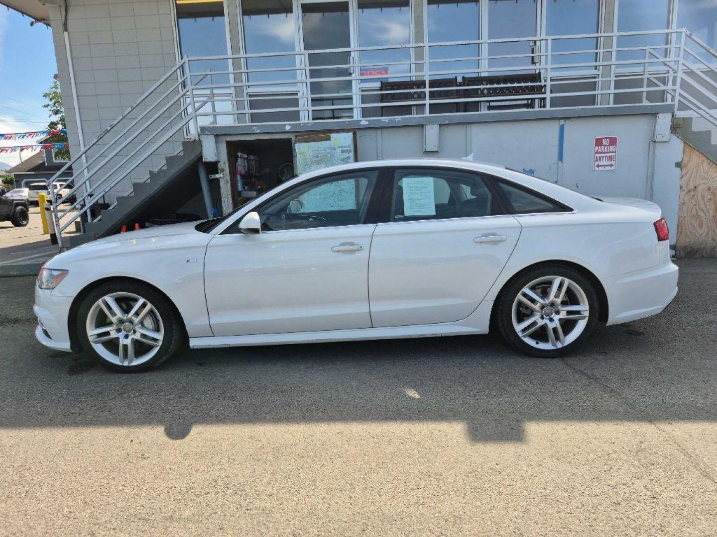 2016 WHITE AUDI A6 PREMIUM PLUS (WAUGFAFC4GN) with an 2.0L engine, Automatic transmission, located at 929 East 8th Ave, Anchorage, AK, 99501, (907) 274-2277, 61.214783, -149.866074 - Photo#1