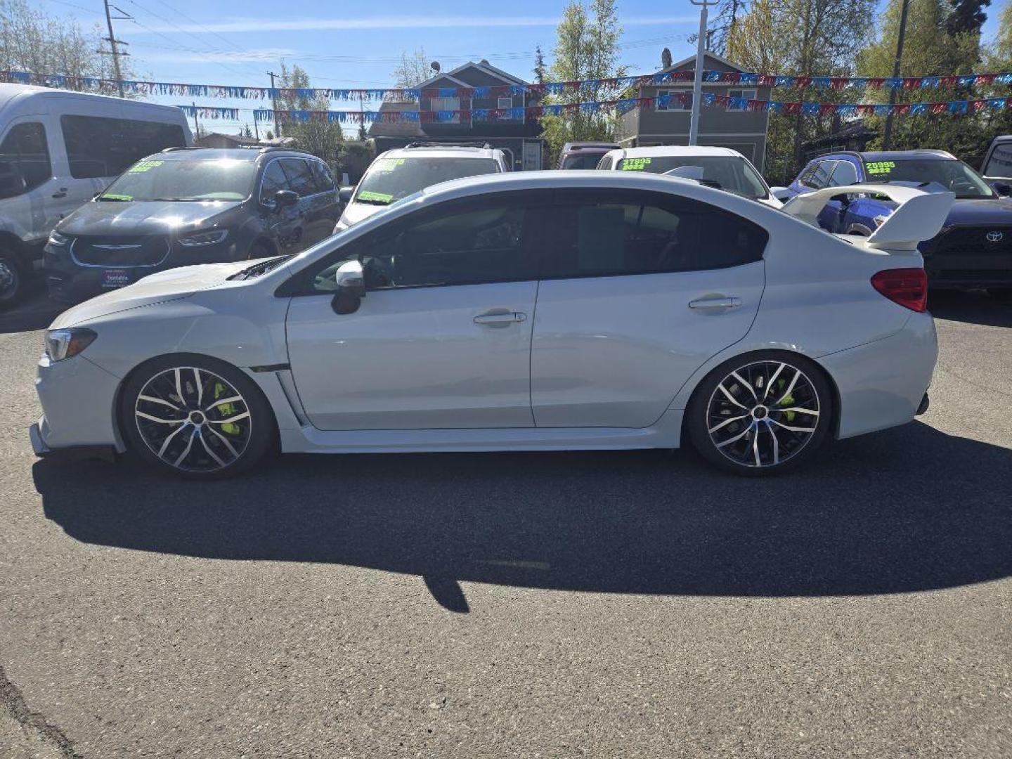 2021 WHITE SUBARU WRX STI (JF1VA2E66M9) with an 2.5L engine, 6-Speed Manual transmission, located at 929 East 8th Ave, Anchorage, AK, 99501, (907) 274-2277, 61.214783, -149.866074 - Photo#1
