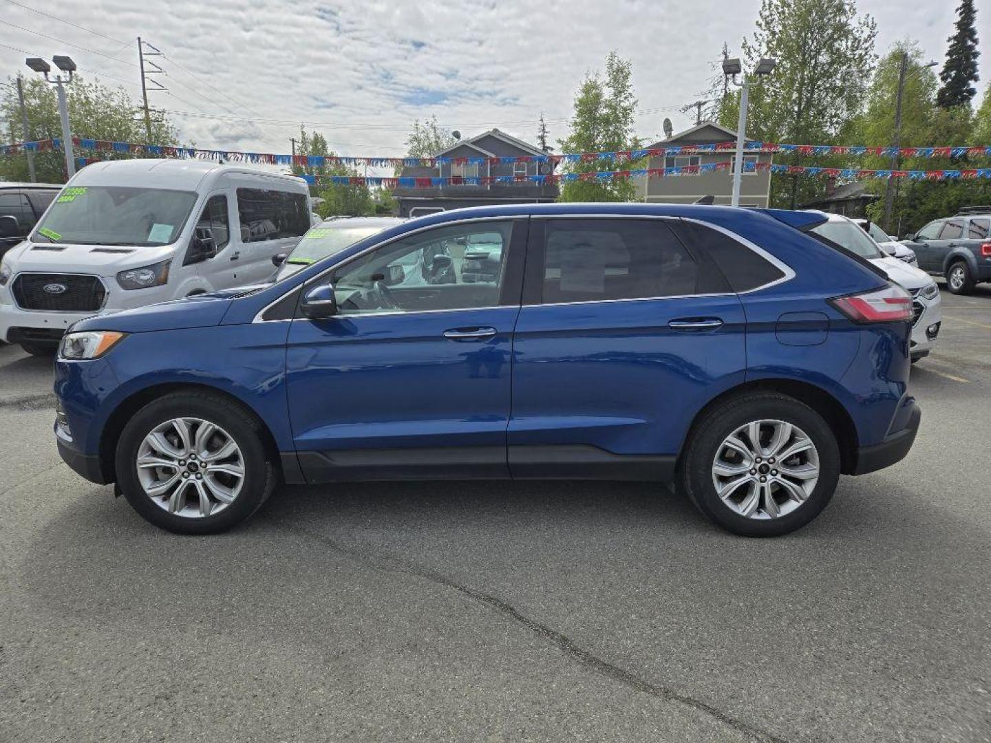 2023 BLUE FORD EDGE TITANIUM TITANIUM (2FMPK4K94PB) with an 2.0L engine, Automatic transmission, located at 929 East 8th Ave, Anchorage, AK, 99501, (907) 274-2277, 61.214783, -149.866074 - Photo#1