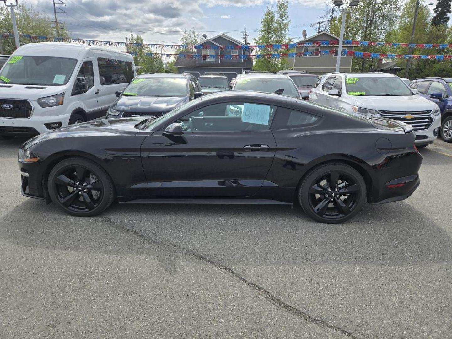 2021 BLACK FORD MUSTANG GT (1FA6P8CF2M5) with an 5.0L engine, 6-Speed Manual transmission, located at 929 East 8th Ave, Anchorage, AK, 99501, (907) 274-2277, 61.214783, -149.866074 - Photo#1