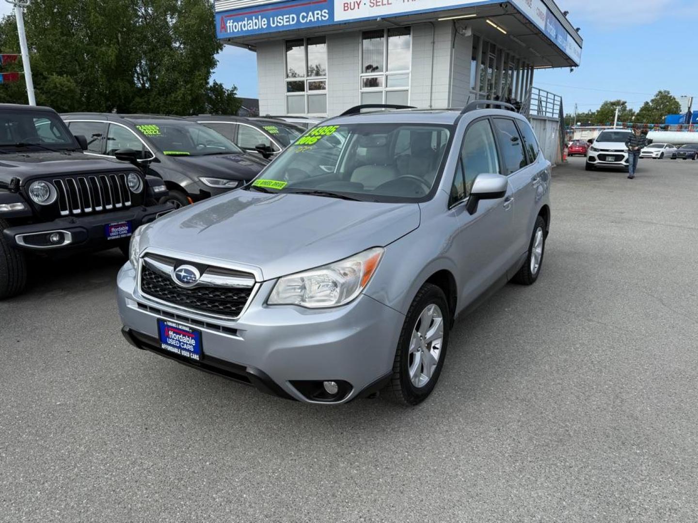 2015 SILVER SUBARU FORESTER 2.5I LIMITED (JF2SJAHC4FH) with an 2.5L engine, Continuously Variable transmission, located at 929 East 8th Ave, Anchorage, AK, 99501, (907) 274-2277, 61.214783, -149.866074 - Photo#0