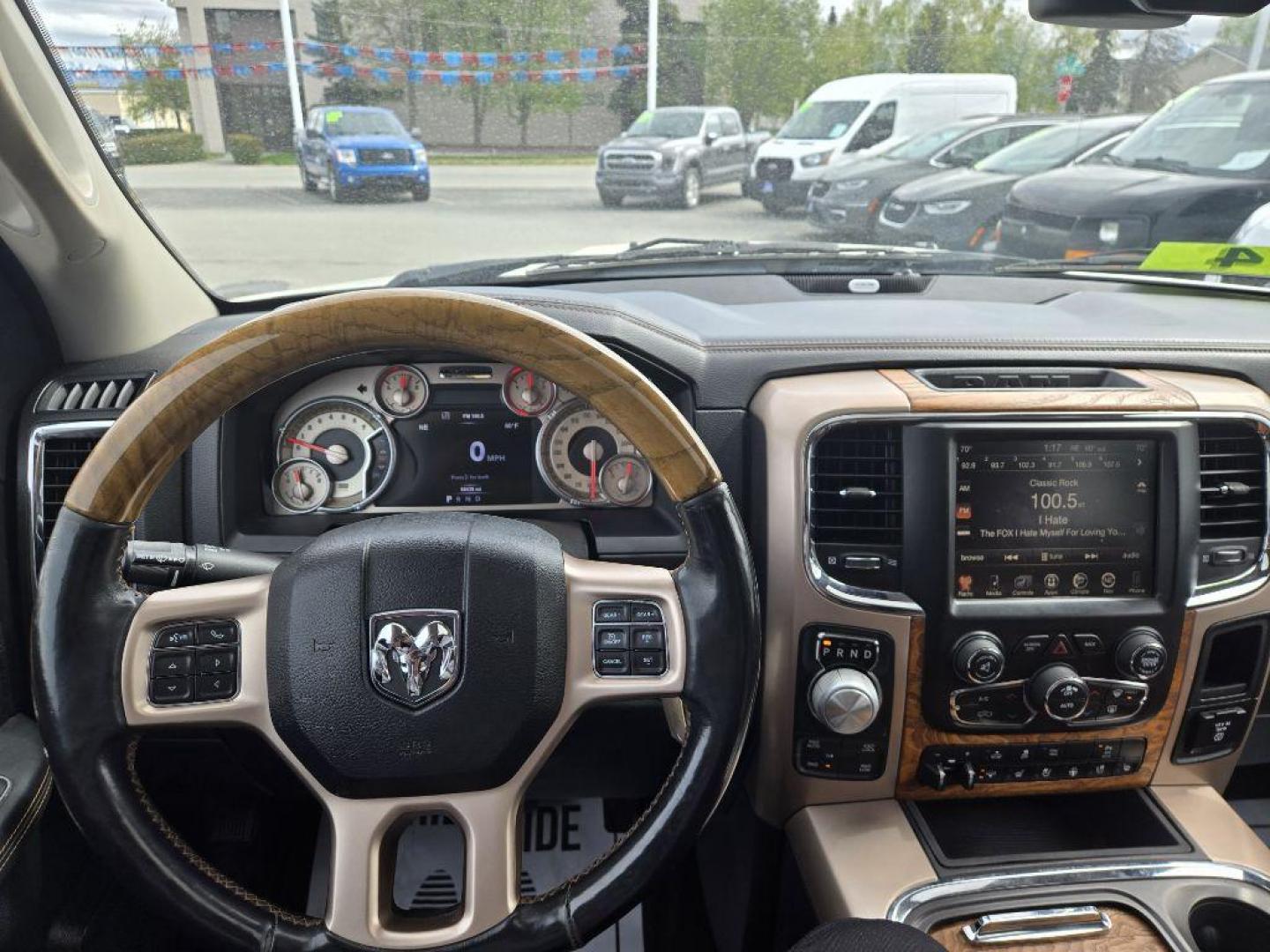 2017 WHITE RAM 1500 LONGHORN (1C6RR7WT4HS) with an 5.7L engine, Automatic transmission, located at 929 East 8th Ave, Anchorage, AK, 99501, (907) 274-2277, 61.214783, -149.866074 - Photo#4