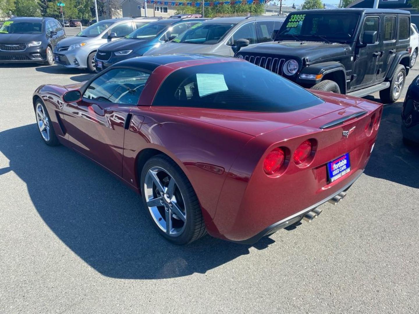 2007 MAROON CHEVROLET CORVETTE (1G1YY26U275) with an 6.0L engine, Automatic transmission, located at 929 East 8th Ave, Anchorage, AK, 99501, (907) 274-2277, 61.214783, -149.866074 - Photo#2