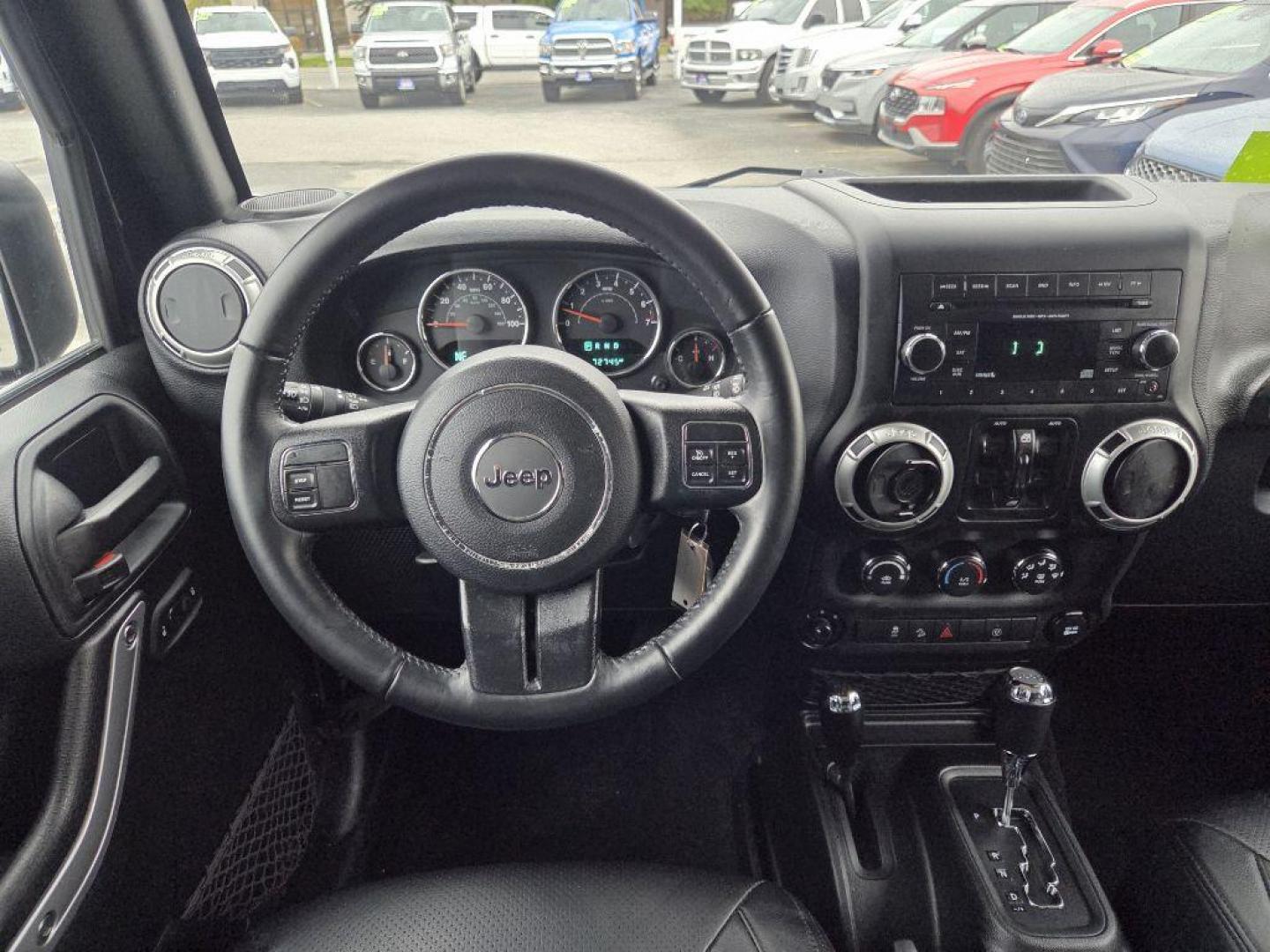 2017 BLACK JEEP WRANGLER UNLIMI SAHARA (1C4HJWEG4HL) with an 3.6L engine, Automatic transmission, located at 929 East 8th Ave, Anchorage, AK, 99501, (907) 274-2277, 61.214783, -149.866074 - Photo#2