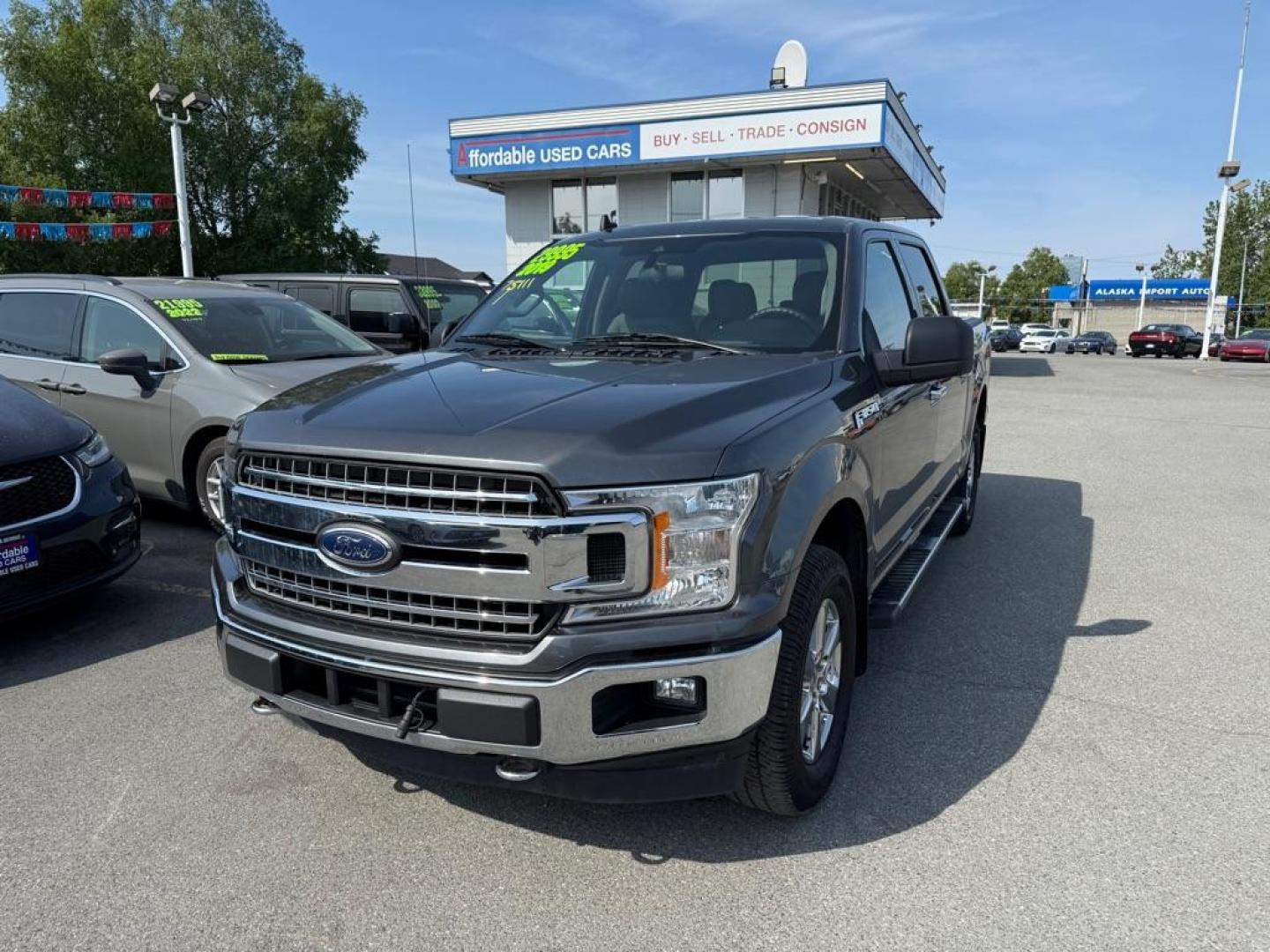 2019 GRAY FORD F150 SUPERCREW (1FTEW1EP3KF) with an 2.7L engine, Automatic transmission, located at 929 East 8th Ave, Anchorage, AK, 99501, (907) 274-2277, 61.214783, -149.866074 - Photo#0
