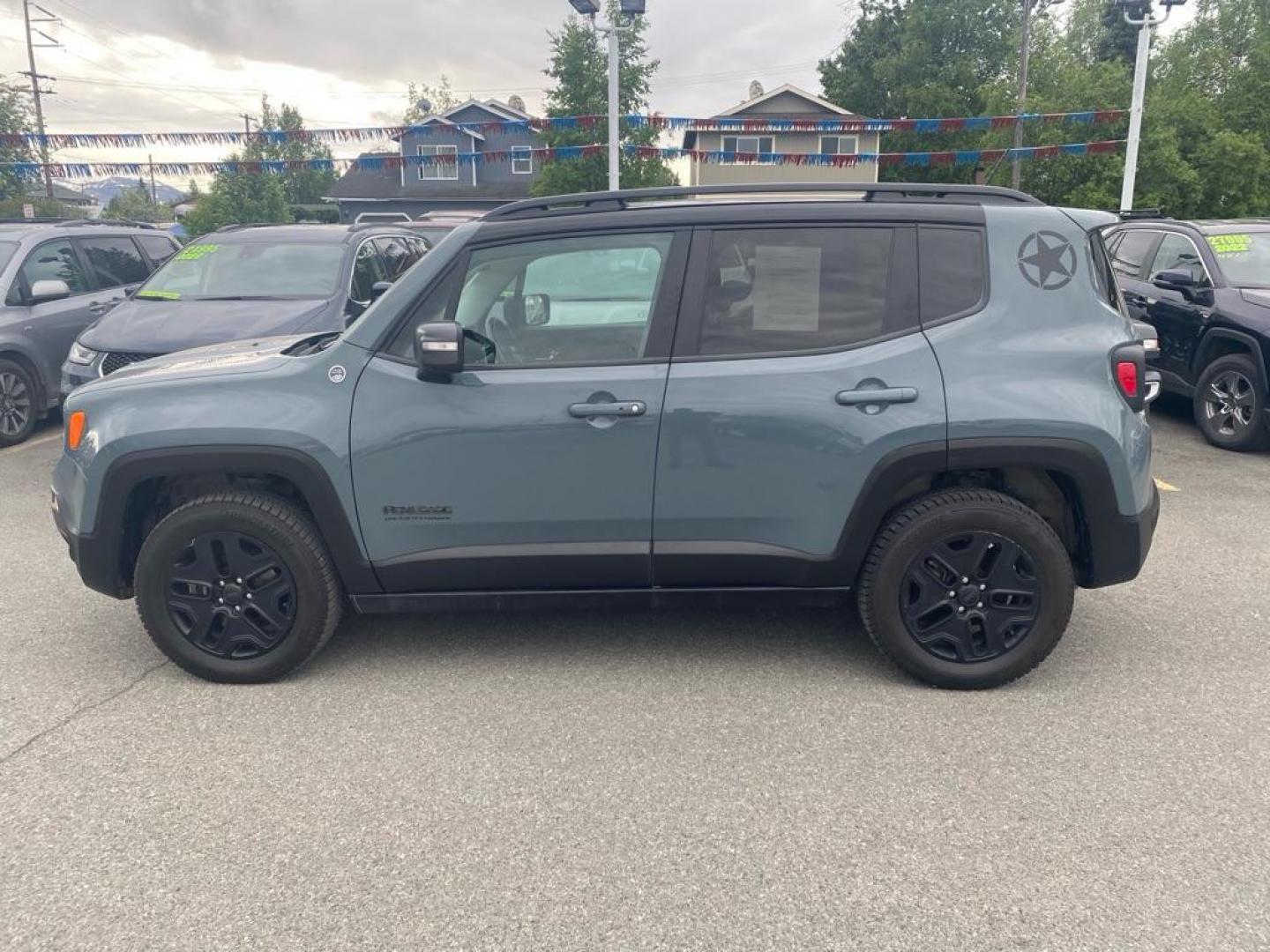 2017 GRAY JEEP RENEGADE TRAILHAWK (ZACCJBCB6HP) with an 2.4L engine, Automatic transmission, located at 929 East 8th Ave, Anchorage, AK, 99501, (907) 274-2277, 61.214783, -149.866074 - Photo#1