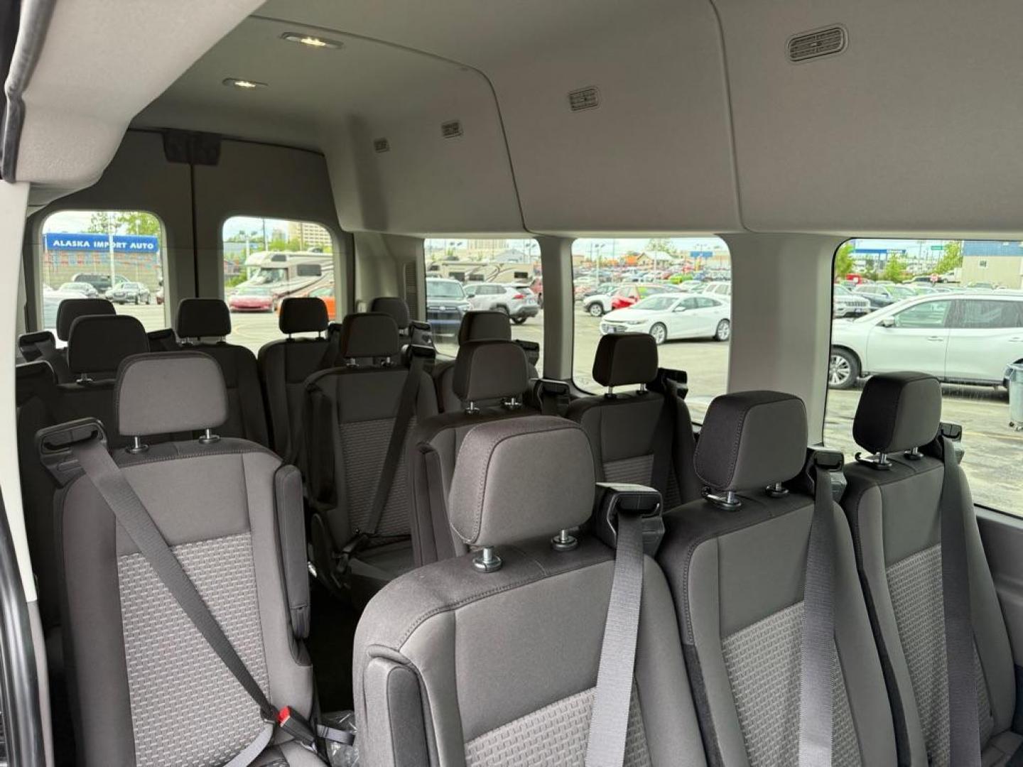 2025 BLACK FORD TRANSIT XLT HIGH 15 PASS DRW (1FBVU5XG4SK) , Automatic transmission, located at 929 East 8th Ave, Anchorage, AK, 99501, (907) 274-2277, 61.214783, -149.866074 - Photo#3