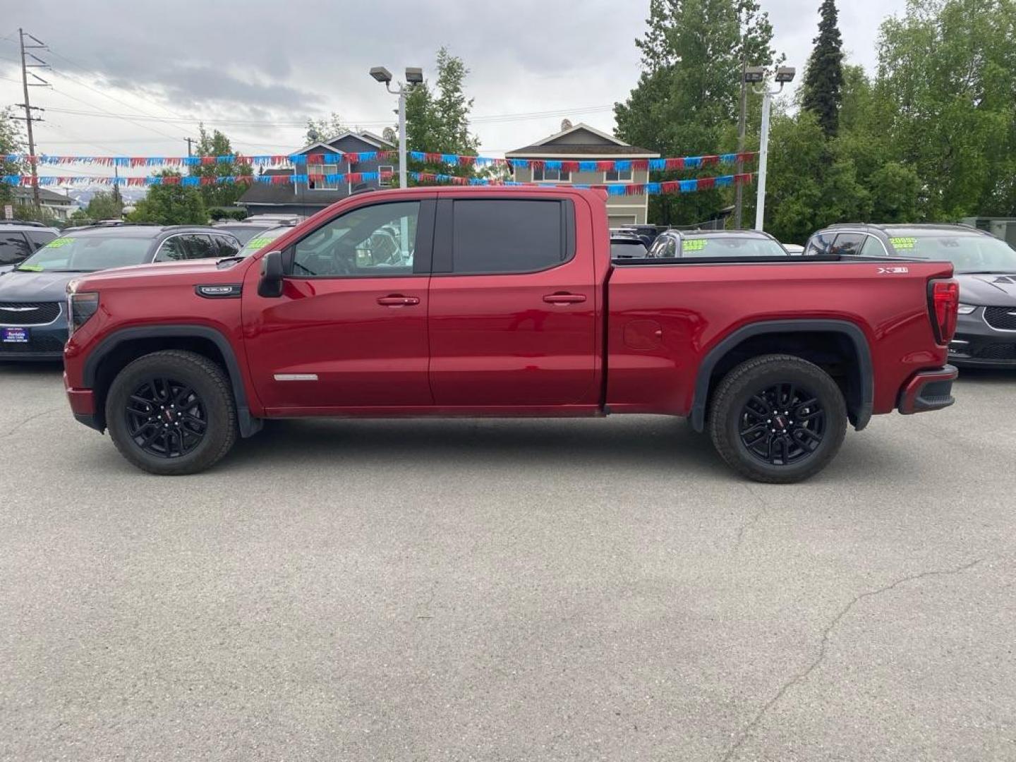 2024 MAROON GMC SIERRA 1500 ELEVATION (1GTUUCED2RZ) with an 5.3L engine, Automatic transmission, located at 929 East 8th Ave, Anchorage, AK, 99501, (907) 274-2277, 61.214783, -149.866074 - Photo#1