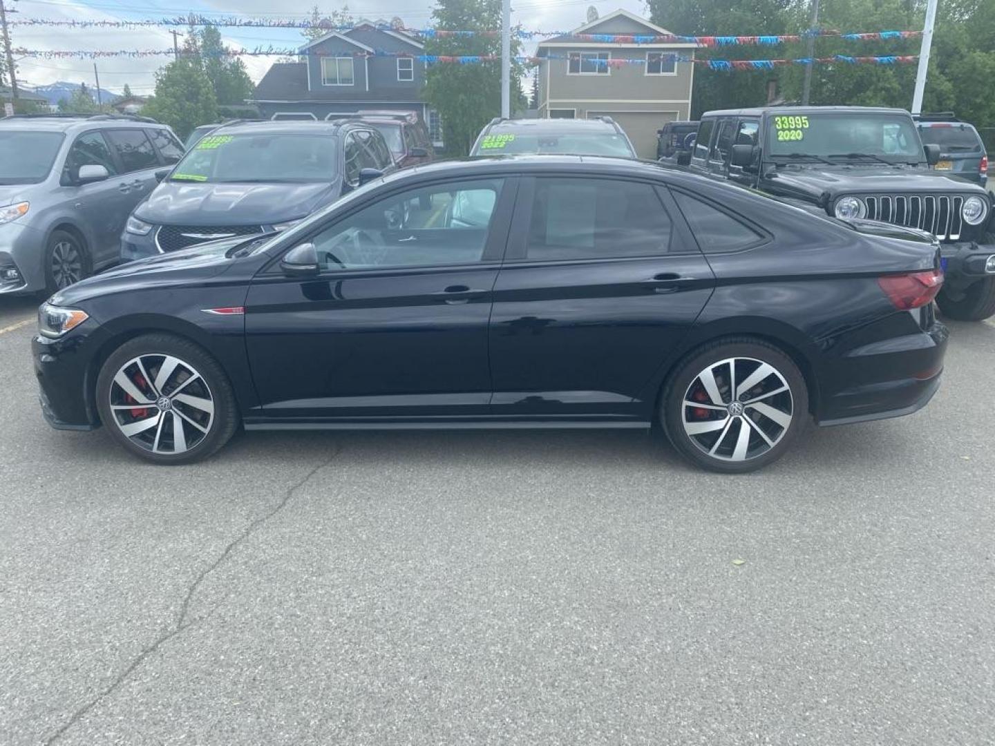 2021 BLACK VOLKSWAGEN JETTA GLI (3VW6T7BU6MM) with an 2.0L engine, Automatic transmission, located at 929 East 8th Ave, Anchorage, AK, 99501, (907) 274-2277, 61.214783, -149.866074 - Photo#1