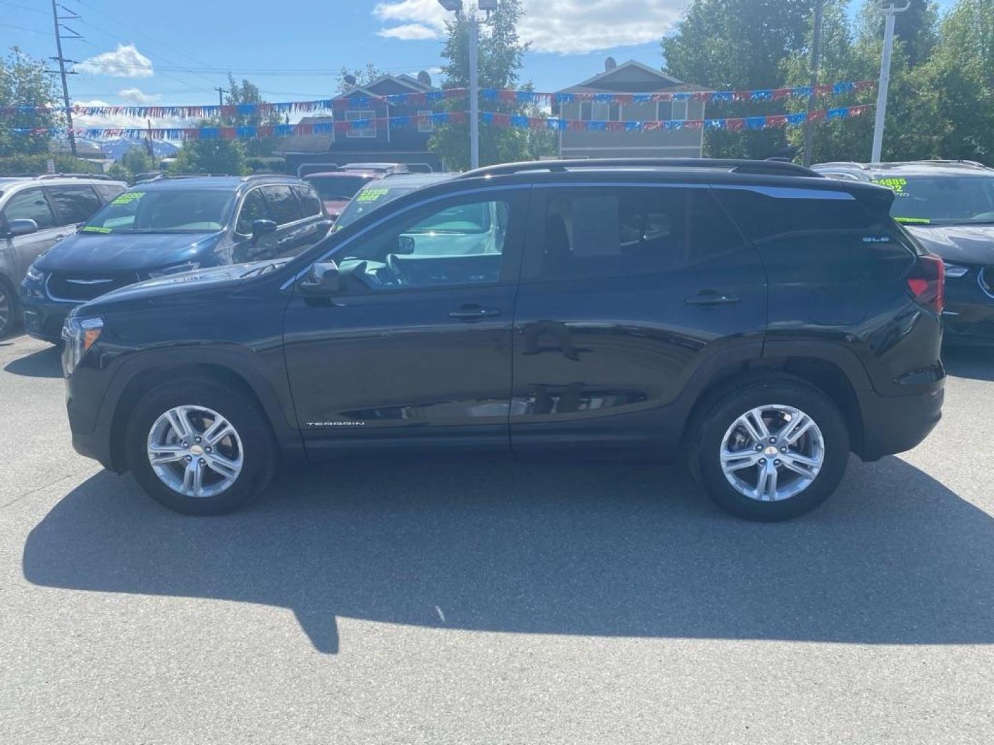 2023 BLACK GMC TERRAIN SLE (3GKALTEG2PL) with an 1.5L engine, Automatic transmission, located at 929 East 8th Ave, Anchorage, AK, 99501, (907) 274-2277, 61.214783, -149.866074 - Photo#1