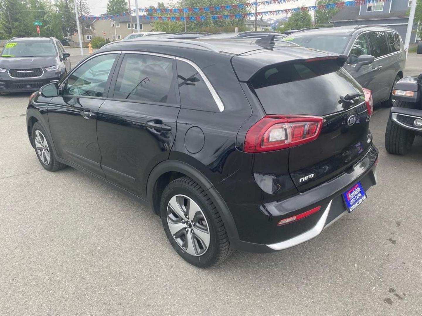 2019 BLACK KIA NIRO EX (KNDCC3LC1K5) with an 1.6L engine, Automatic transmission, located at 929 East 8th Ave, Anchorage, AK, 99501, (907) 274-2277, 61.214783, -149.866074 - Photo#2