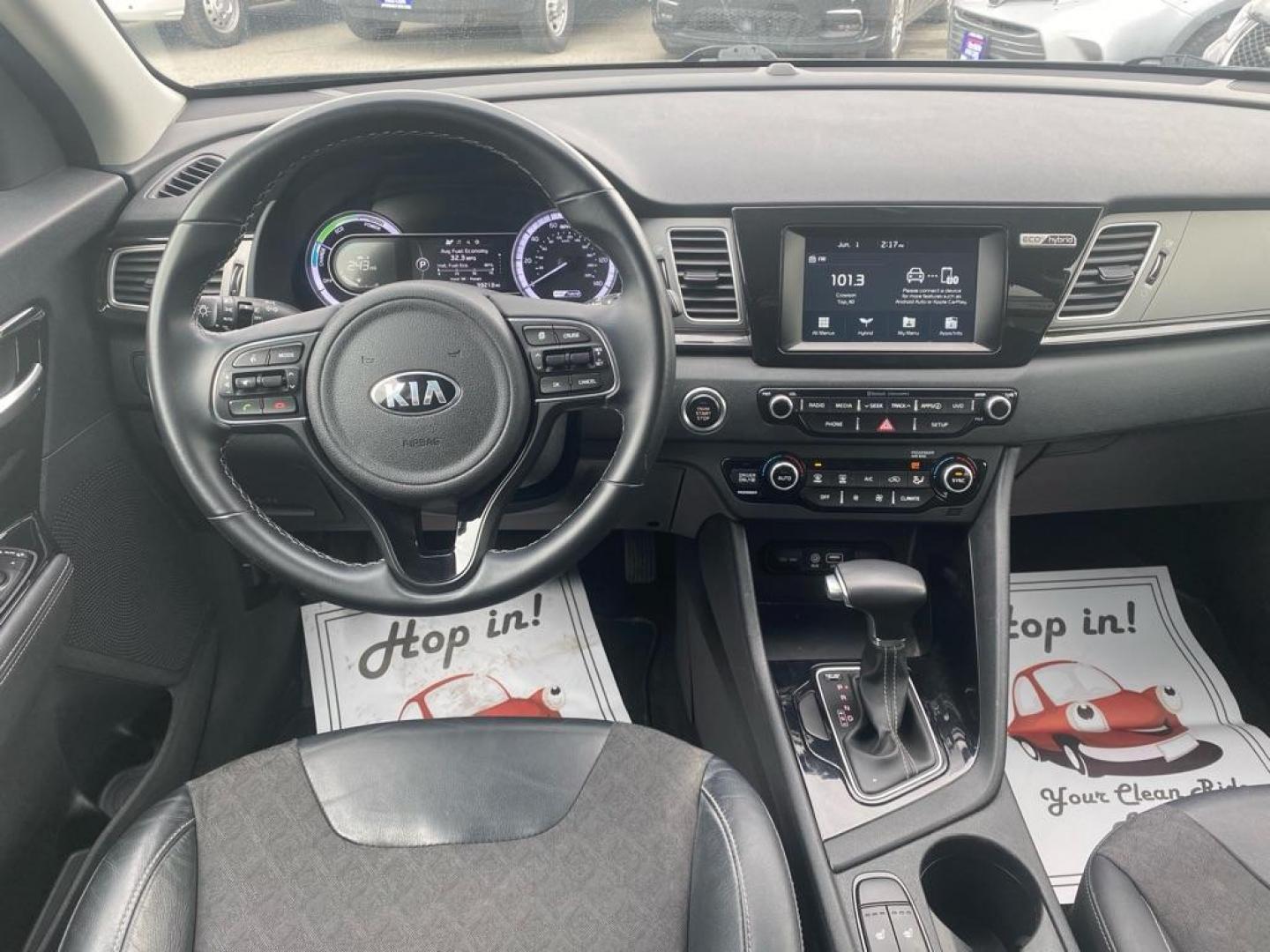 2019 BLACK KIA NIRO EX (KNDCC3LC1K5) with an 1.6L engine, Automatic transmission, located at 929 East 8th Ave, Anchorage, AK, 99501, (907) 274-2277, 61.214783, -149.866074 - Photo#4