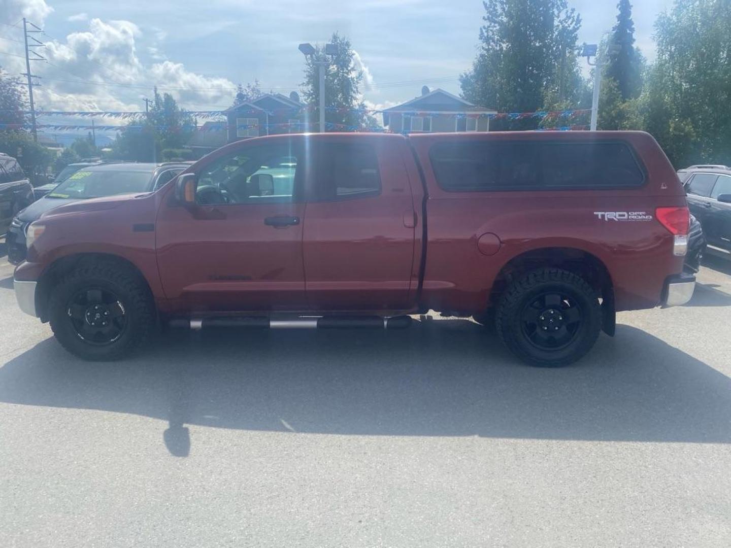 2007 RED TOYOTA TUNDRA DOUBLE CAB SR5 (5TFBV541X7X) with an 5.7L engine, Automatic transmission, located at 929 East 8th Ave, Anchorage, AK, 99501, (907) 274-2277, 61.214783, -149.866074 - Photo#1