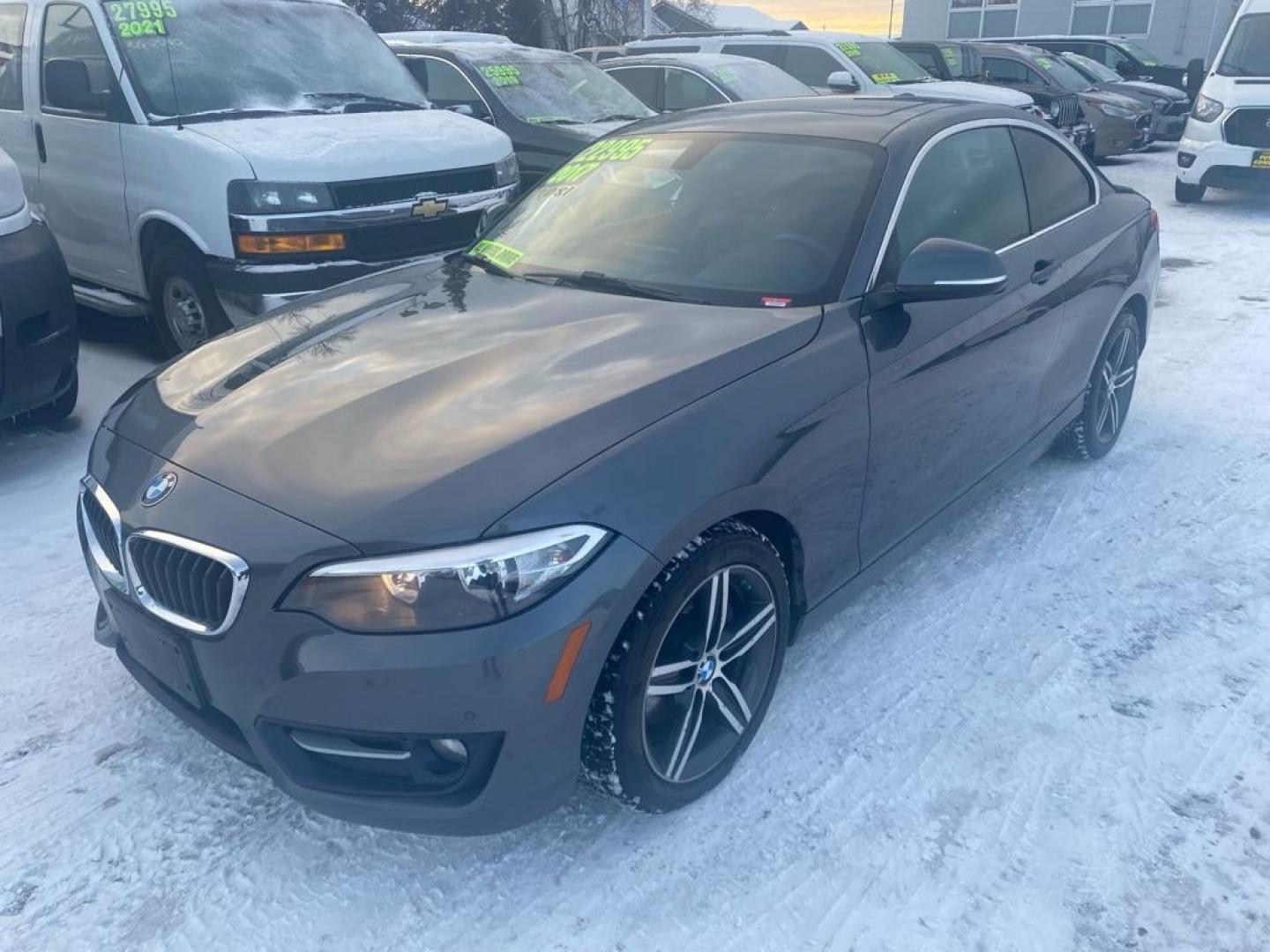 2017 BLUE BMW 230XI (WBA2H9C36HV) with an 2.0L engine, Automatic transmission, located at 929 East 8th Ave, Anchorage, AK, 99501, (907) 274-2277, 61.214783, -149.866074 - Photo#0