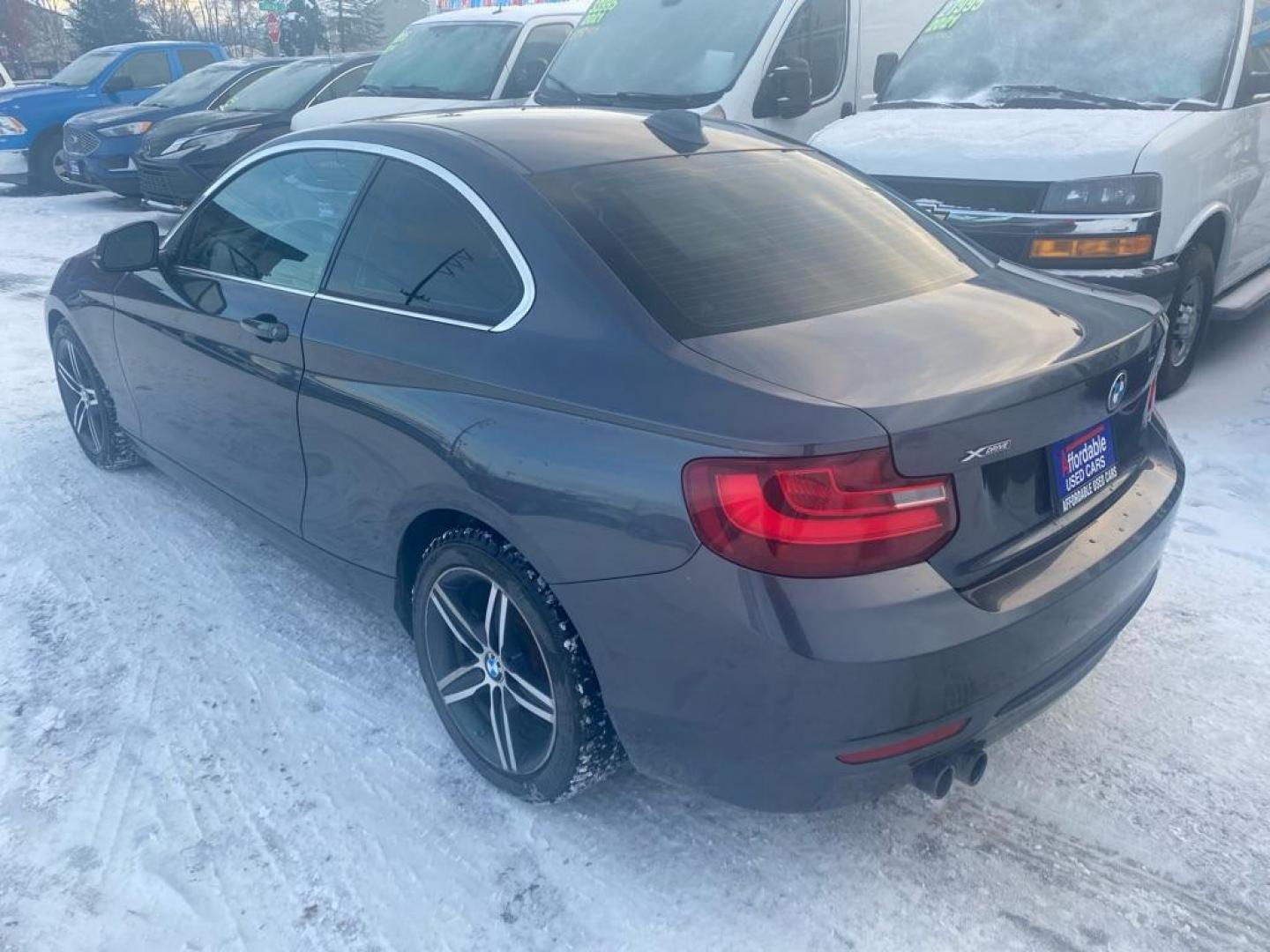 2017 BLUE BMW 230XI (WBA2H9C36HV) with an 2.0L engine, Automatic transmission, located at 929 East 8th Ave, Anchorage, AK, 99501, (907) 274-2277, 61.214783, -149.866074 - Photo#2