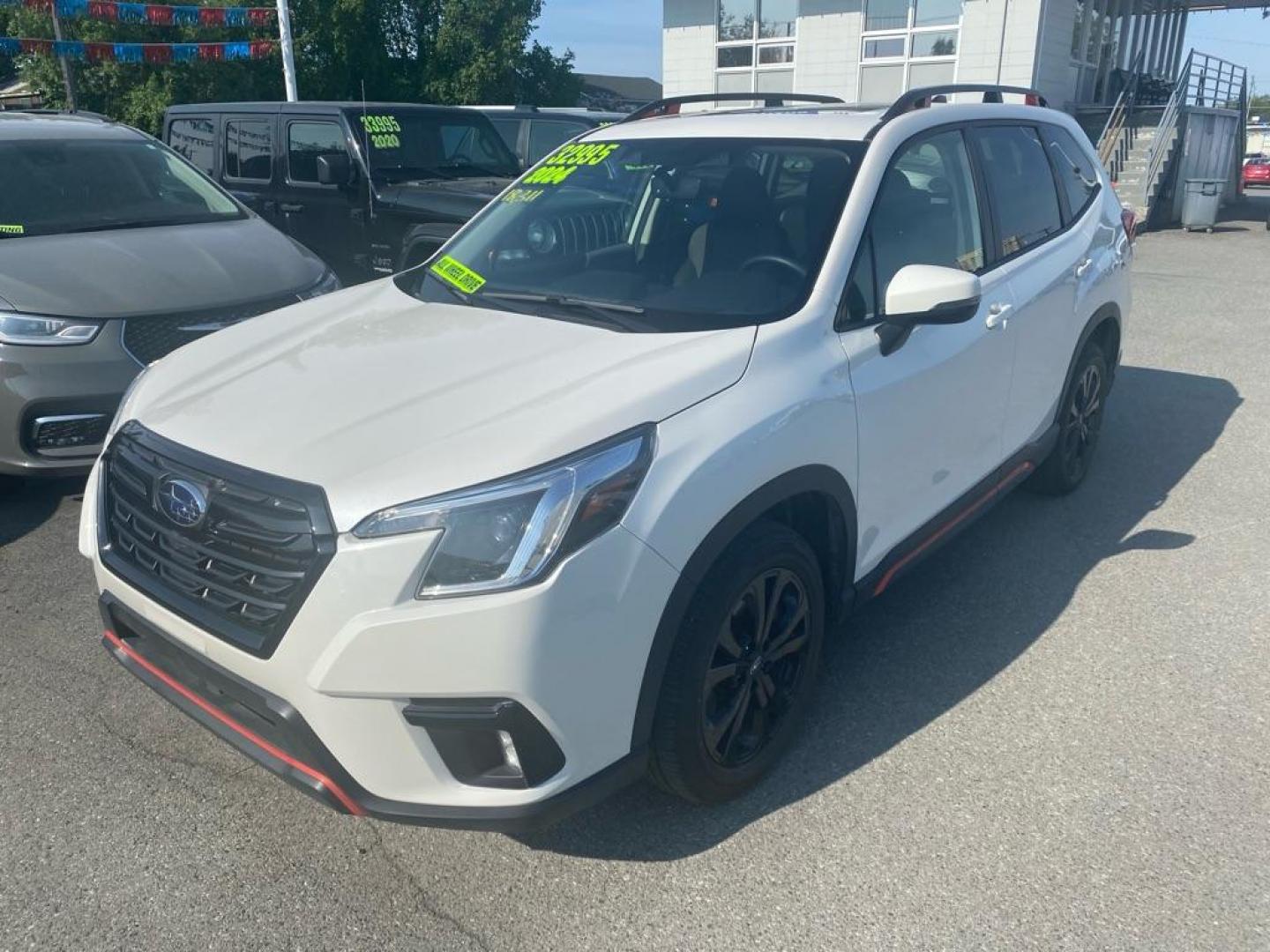 2024 WHITE SUBARU FORESTER SPORT (JF2SKAGC9RH) with an 2.5L engine, Continuously Variable transmission, located at 929 East 8th Ave, Anchorage, AK, 99501, (907) 274-2277, 61.214783, -149.866074 - Photo#0