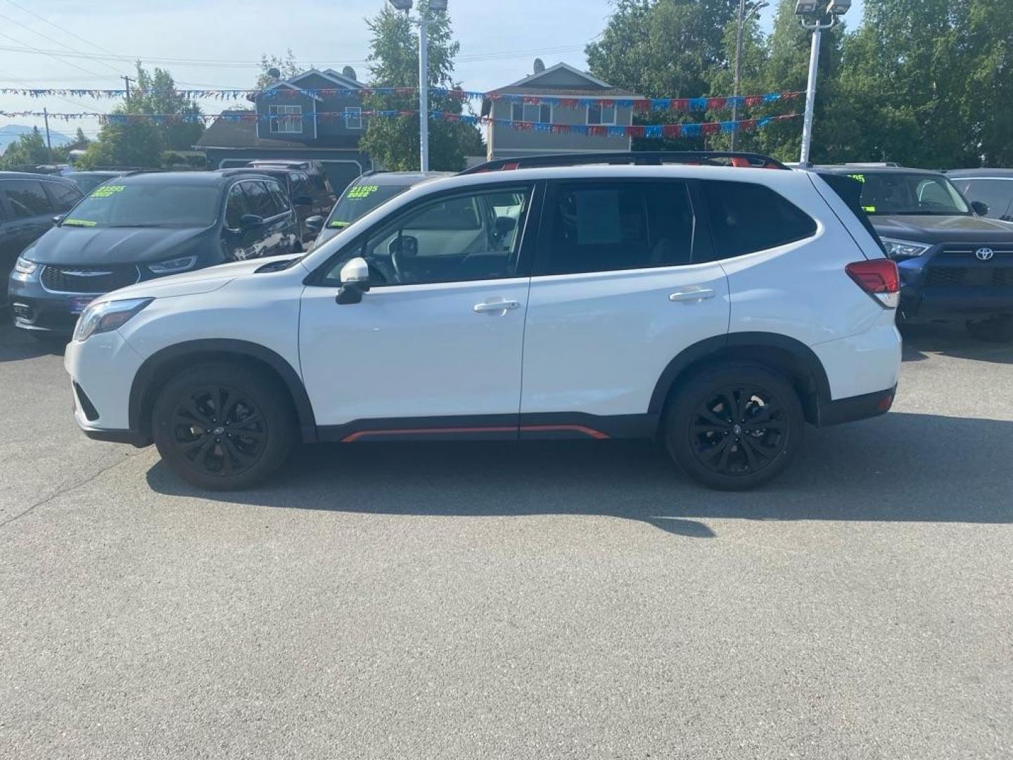 2024 WHITE SUBARU FORESTER SPORT (JF2SKAGC9RH) with an 2.5L engine, Continuously Variable transmission, located at 929 East 8th Ave, Anchorage, AK, 99501, (907) 274-2277, 61.214783, -149.866074 - Photo#1