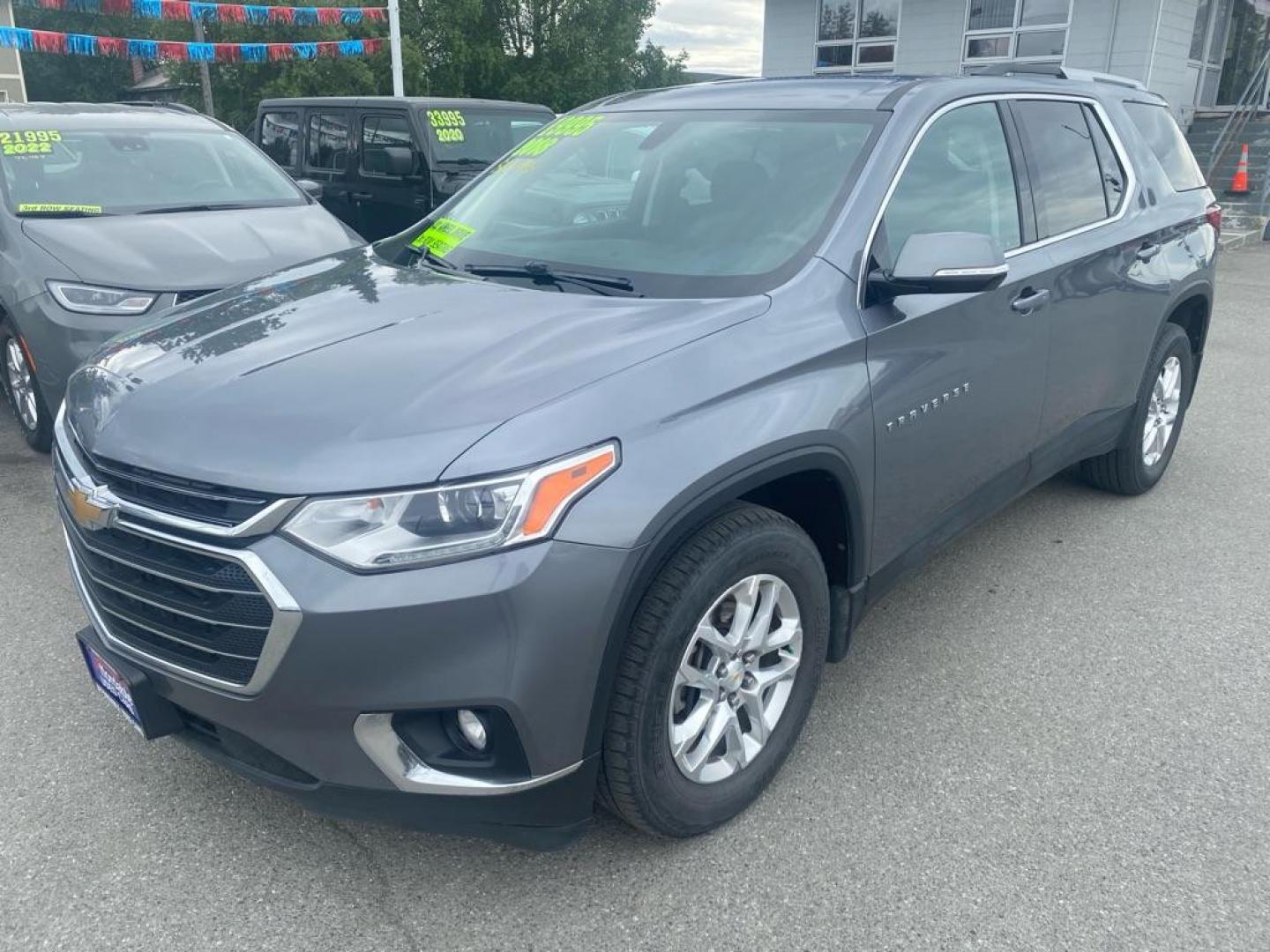 2018 BLUE CHEVROLET TRAVERSE LT (1GNEVGKW5JJ) with an 3.6L engine, Automatic transmission, located at 929 East 8th Ave, Anchorage, AK, 99501, (907) 274-2277, 61.214783, -149.866074 - Photo#0