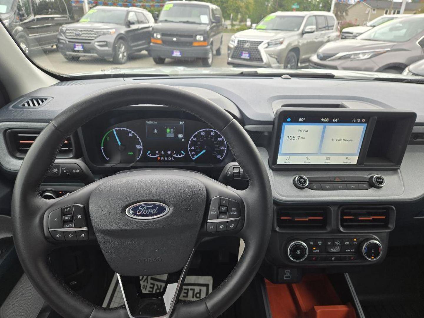 2023 GREY FORD MAVERICK XLT (3FTTW8E31PR) with an 2.5L engine, Continuously Variable transmission, located at 929 East 8th Ave, Anchorage, AK, 99501, (907) 274-2277, 61.214783, -149.866074 - Photo#4
