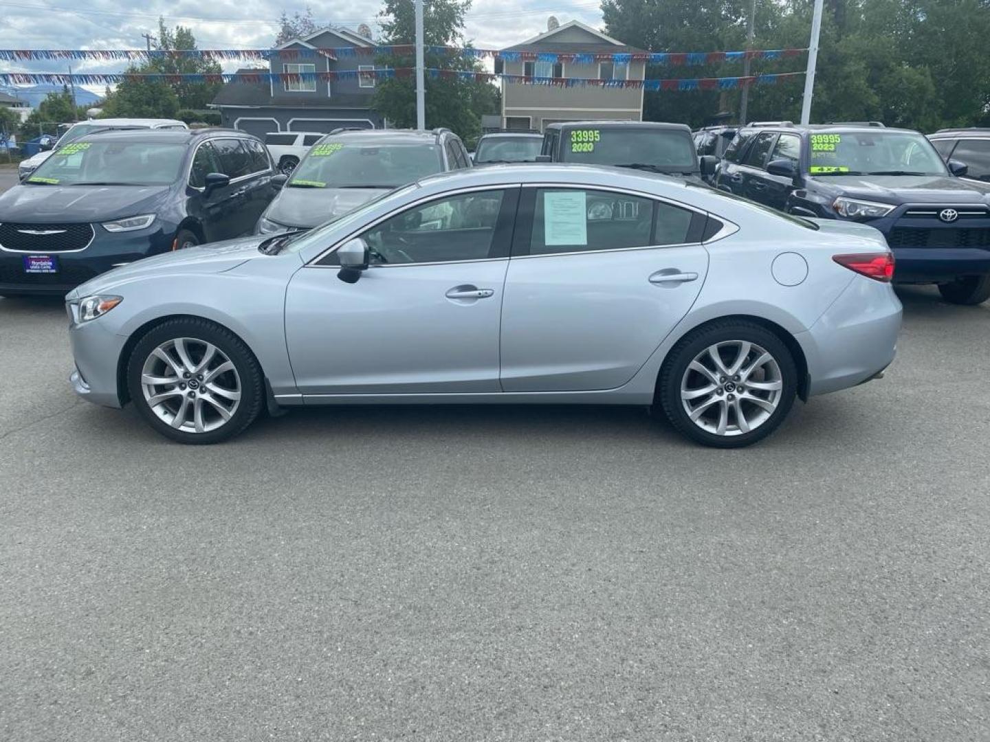 2017 SILVER MAZDA 6 TOURING (JM1GL1V51H1) with an 2.5L engine, Automatic transmission, located at 929 East 8th Ave, Anchorage, AK, 99501, (907) 274-2277, 61.214783, -149.866074 - Photo#1