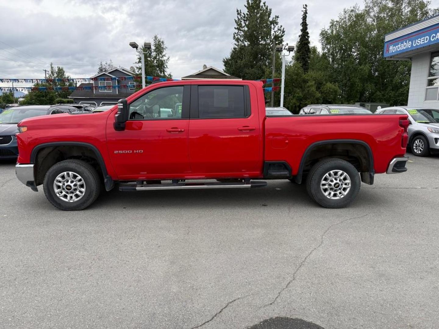 2024 RED CHEVROLET SILVERADO 2500 HEAVY DUTY LT (2GC4YNE79R1) with an 6.6L engine, Automatic transmission, located at 929 East 8th Ave, Anchorage, AK, 99501, (907) 274-2277, 61.214783, -149.866074 - Photo#1
