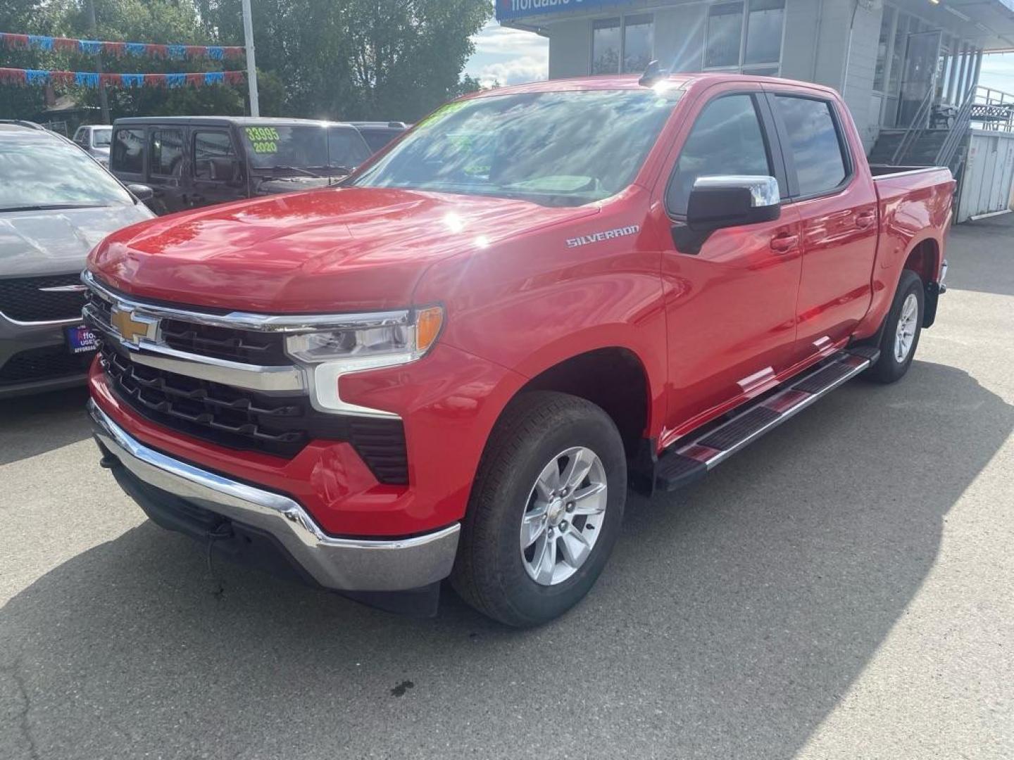 2023 RED CHEVROLET SILVERADO 1500 LT (1GCUDDED4PZ) with an 5.3L engine, Automatic transmission, located at 929 East 8th Ave, Anchorage, AK, 99501, (907) 274-2277, 61.214783, -149.866074 - Photo#0