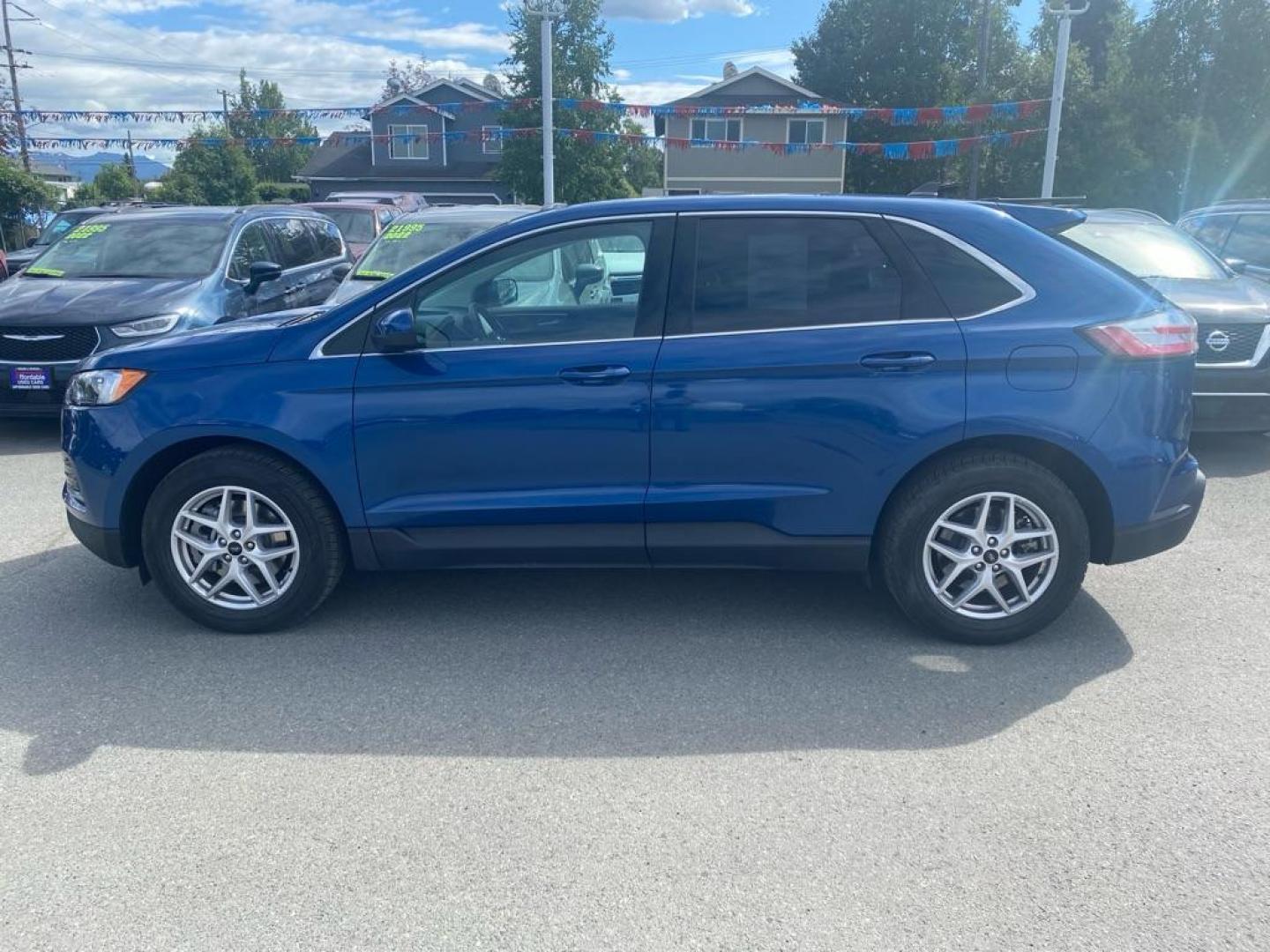 2024 BLUE FORD EDGE SEL (2FMPK4J98RB) with an 2.0L engine, Automatic transmission, located at 929 East 8th Ave, Anchorage, AK, 99501, (907) 274-2277, 61.214783, -149.866074 - Photo#1