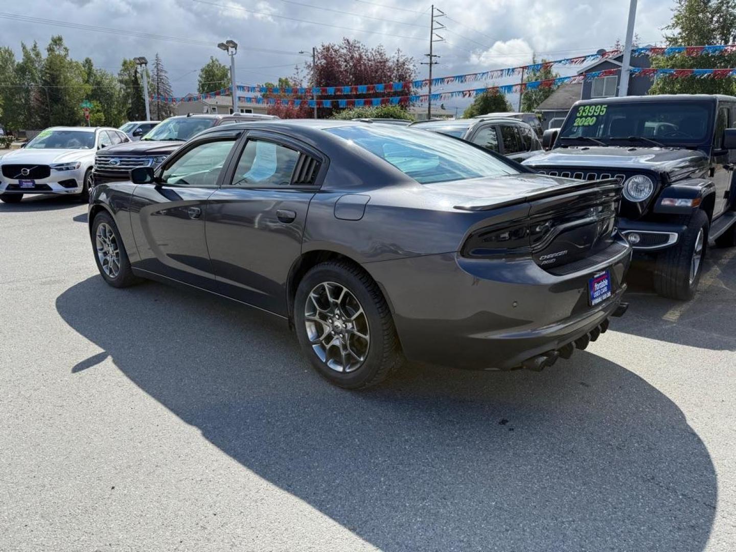 2017 GRAY DODGE CHARGER SXT (2C3CDXJG2HH) with an 3.6L engine, Automatic transmission, located at 929 East 8th Ave, Anchorage, AK, 99501, (907) 274-2277, 61.214783, -149.866074 - Photo#2