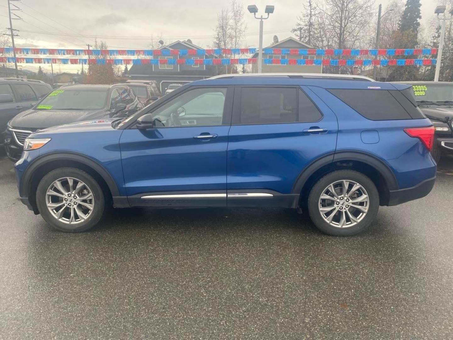 2022 BLUE FORD EXPLORER LIMITED (1FMSK8FH7NG) with an 2.3L engine, Automatic transmission, located at 929 East 8th Ave, Anchorage, AK, 99501, (907) 274-2277, 61.214783, -149.866074 - Photo#1
