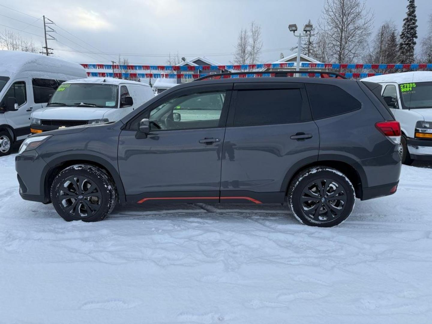 2024 BLACK SUBARU FORESTER SPORT (JF2SKAEC0RH) with an 2.5L engine, Continuously Variable transmission, located at 929 East 8th Ave, Anchorage, AK, 99501, (907) 274-2277, 61.214783, -149.866074 - Photo#1