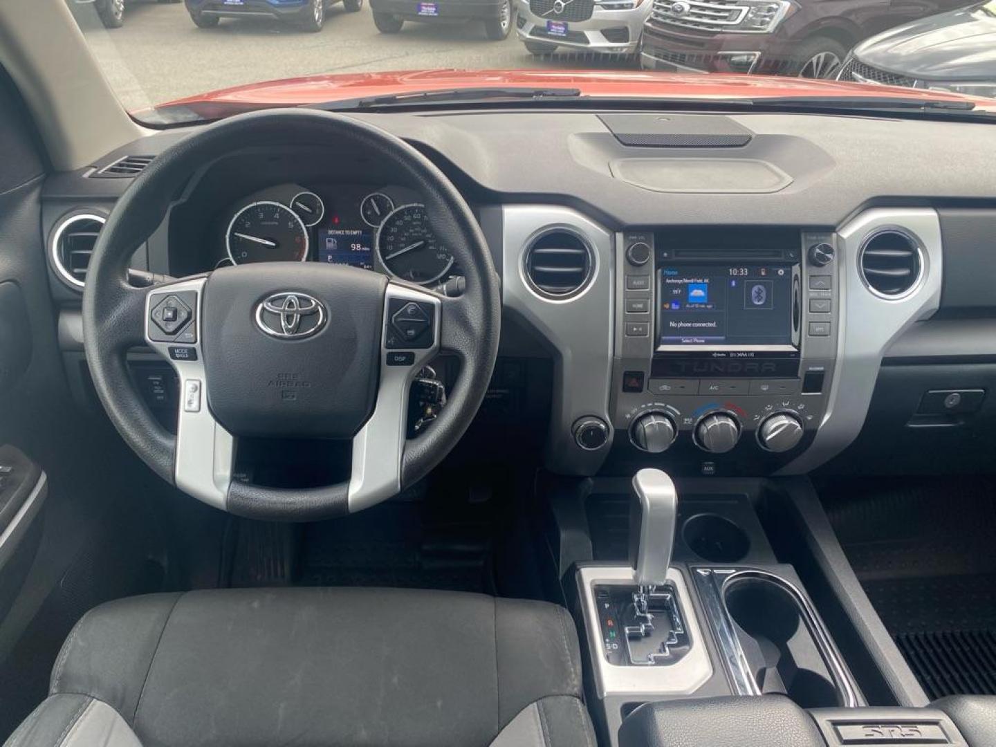 2017 ORANGE TOYOTA TUNDRA CREWMAX SR5 (5TFDY5F19HX) with an 5.7L engine, Automatic transmission, located at 929 East 8th Ave, Anchorage, AK, 99501, (907) 274-2277, 61.214783, -149.866074 - Photo#4